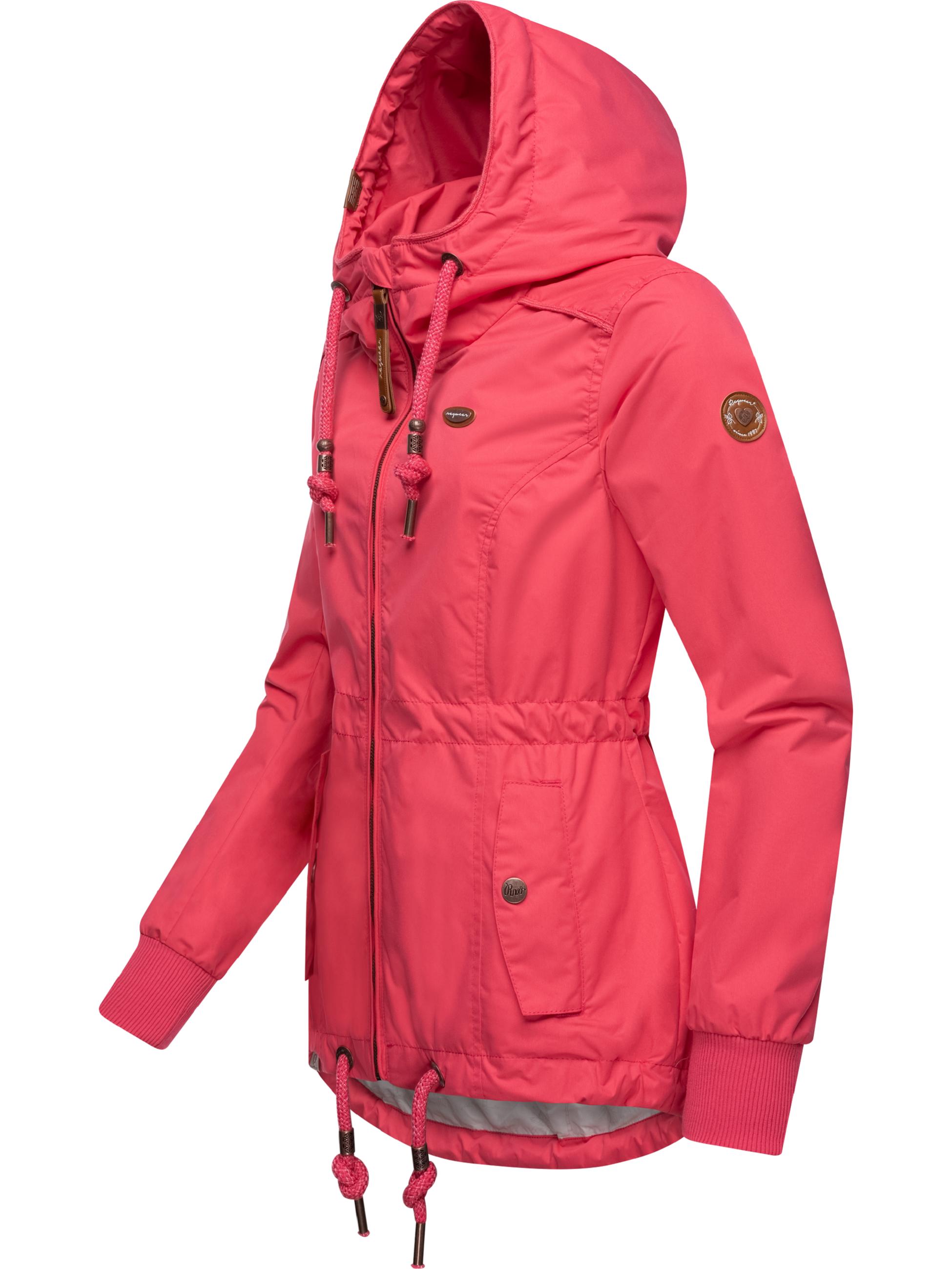 Leichte Übergangsjacke mit Kapuze "Danka" Raspberry22