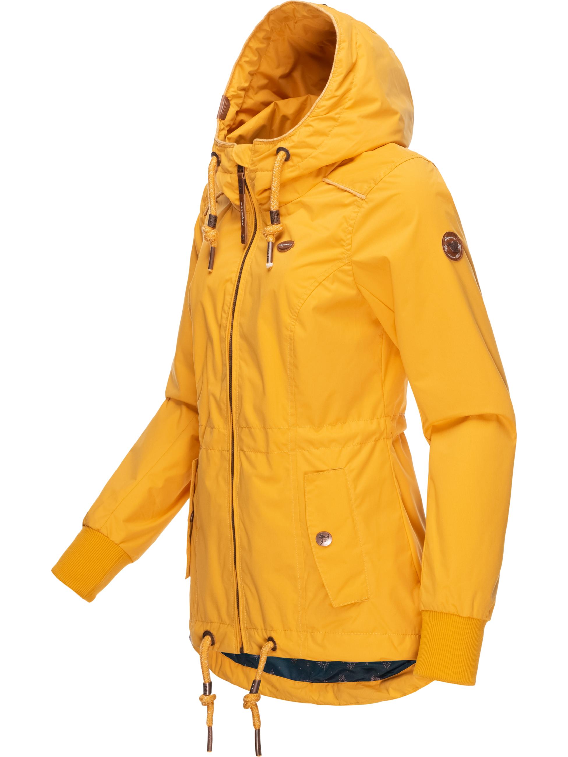 Leichte Übergangsjacke mit Kapuze "Danka" Yellow22