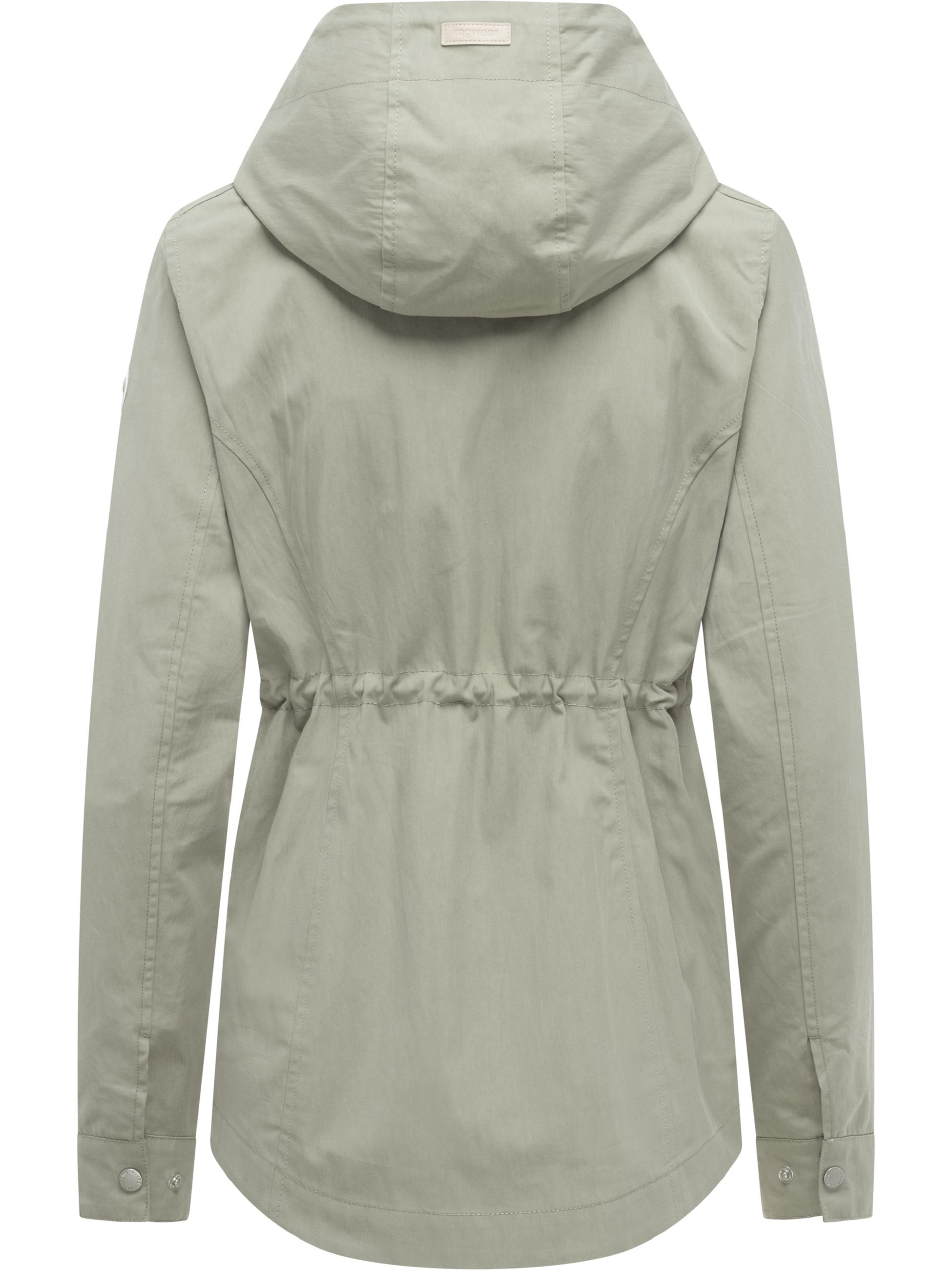 Übergangsjacke mit verstellbarer Kapuze "Dankira" Dusty Olive