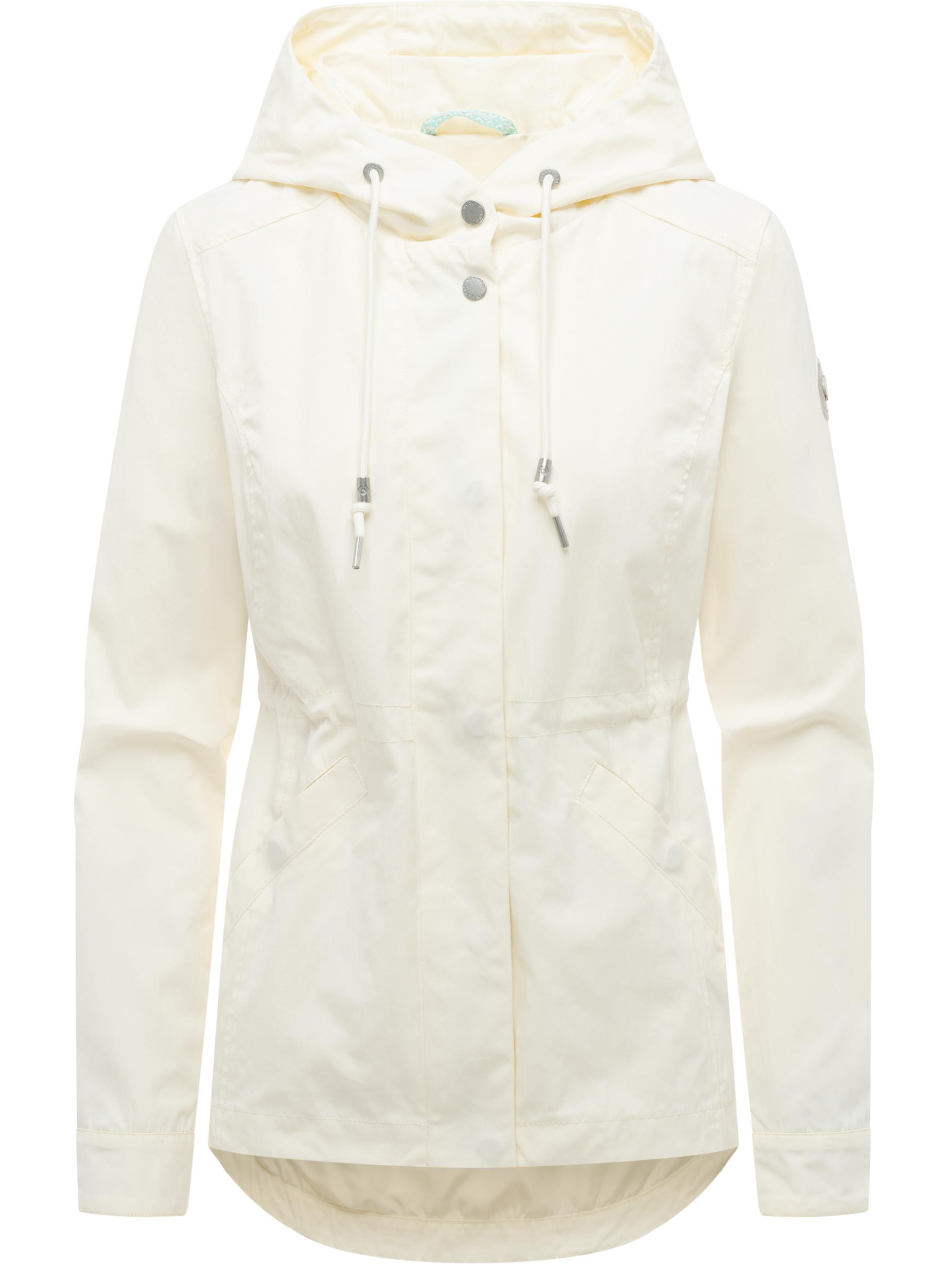 Übergangsjacke mit verstellbarer Kapuze "Dankira" Ivory