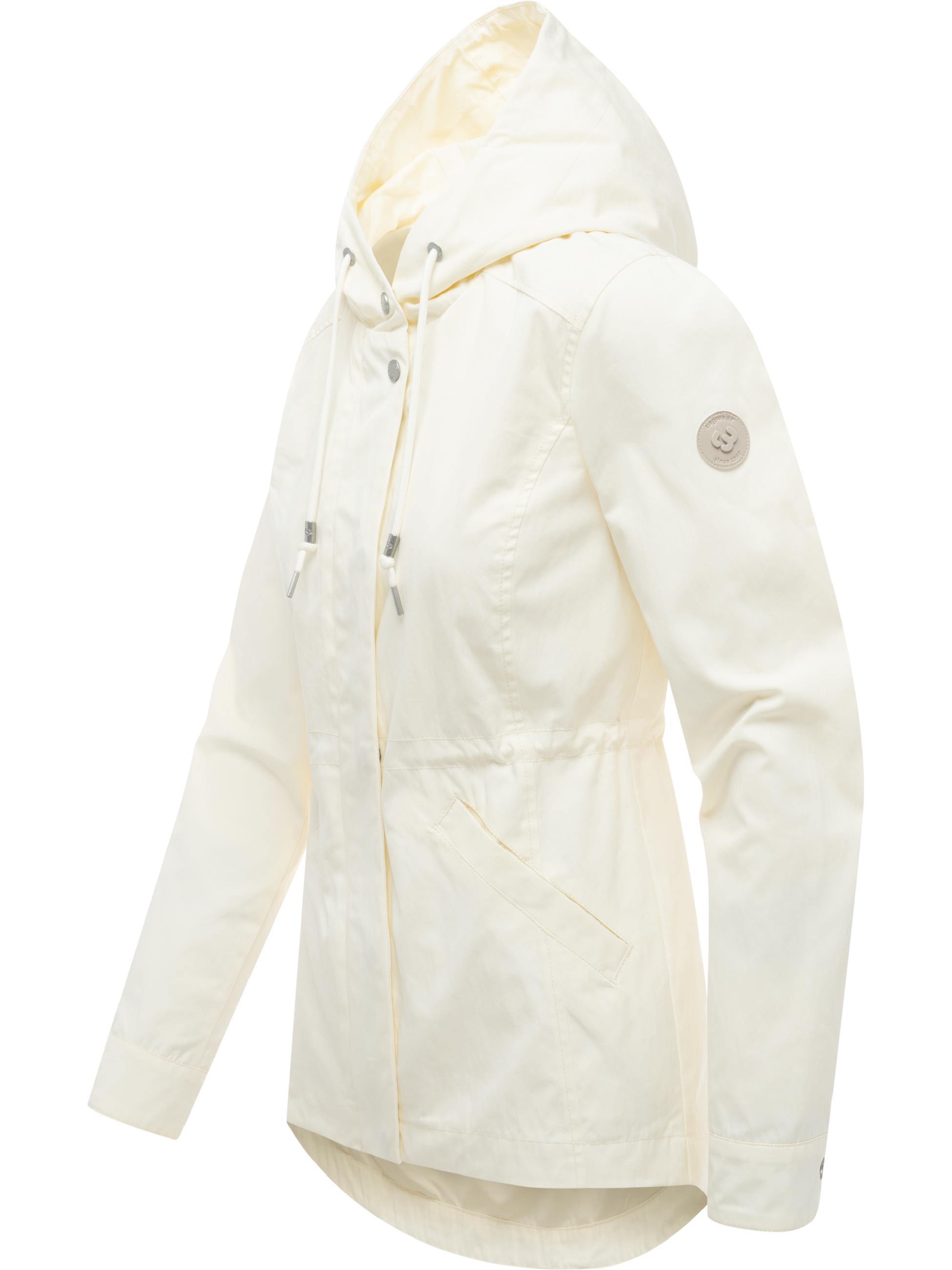 Übergangsjacke mit verstellbarer Kapuze "Dankira" Ivory