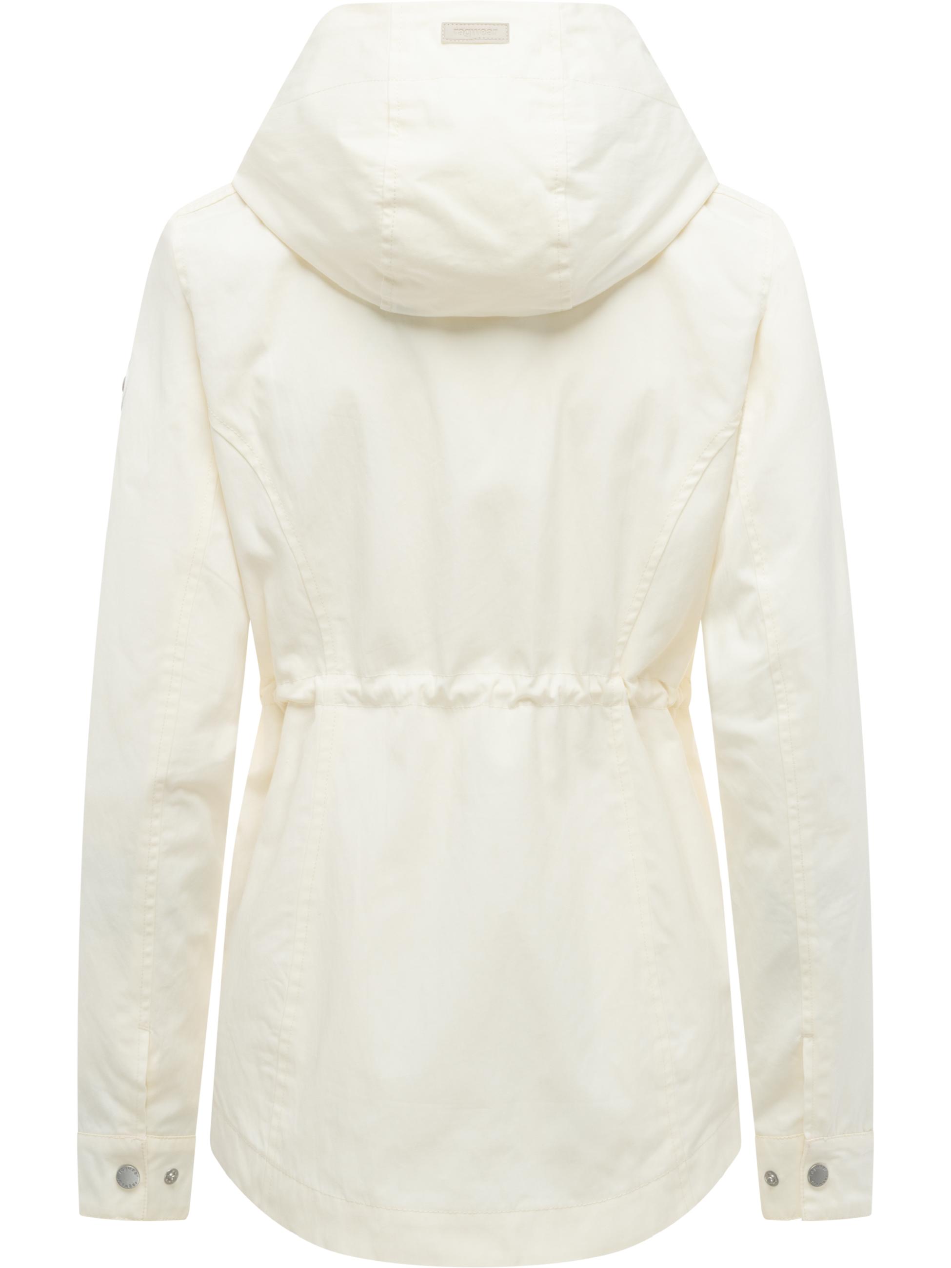 Übergangsjacke mit verstellbarer Kapuze "Dankira" Ivory