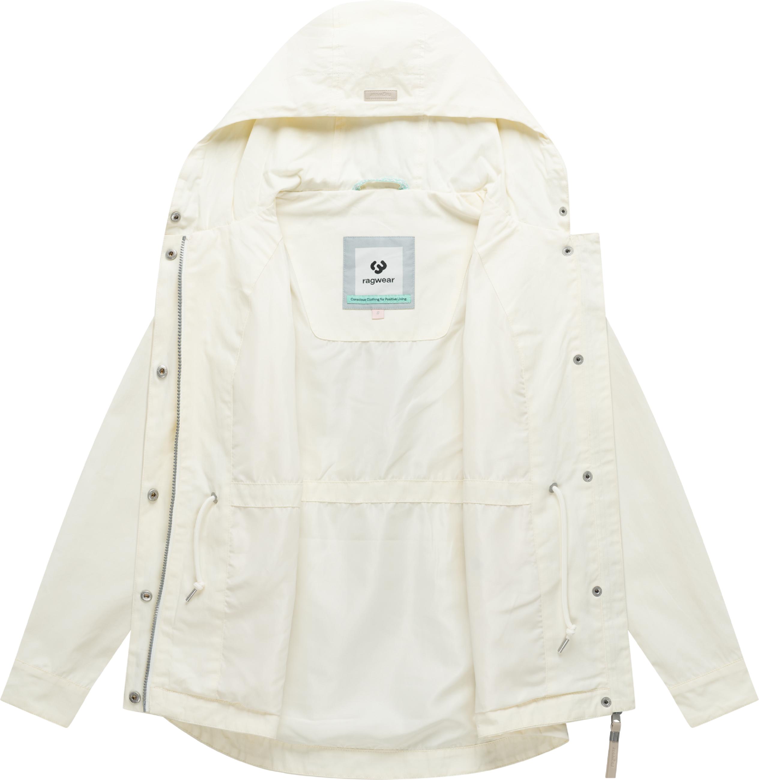 Übergangsjacke mit verstellbarer Kapuze "Dankira" Ivory