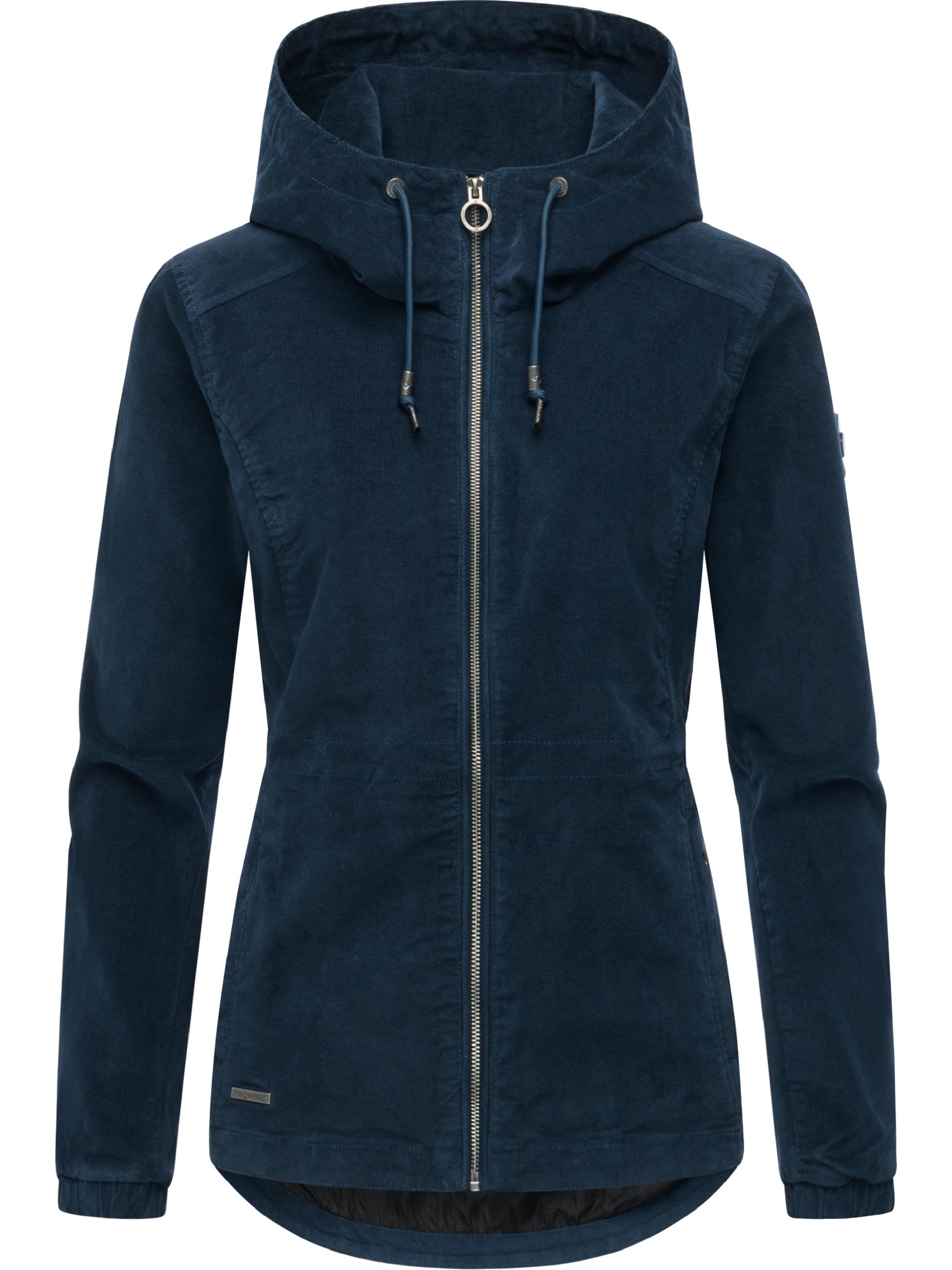 Übergangsjacke mit verstellbarer Kapuze "Dankka Cordy YOUMODO" Petrol