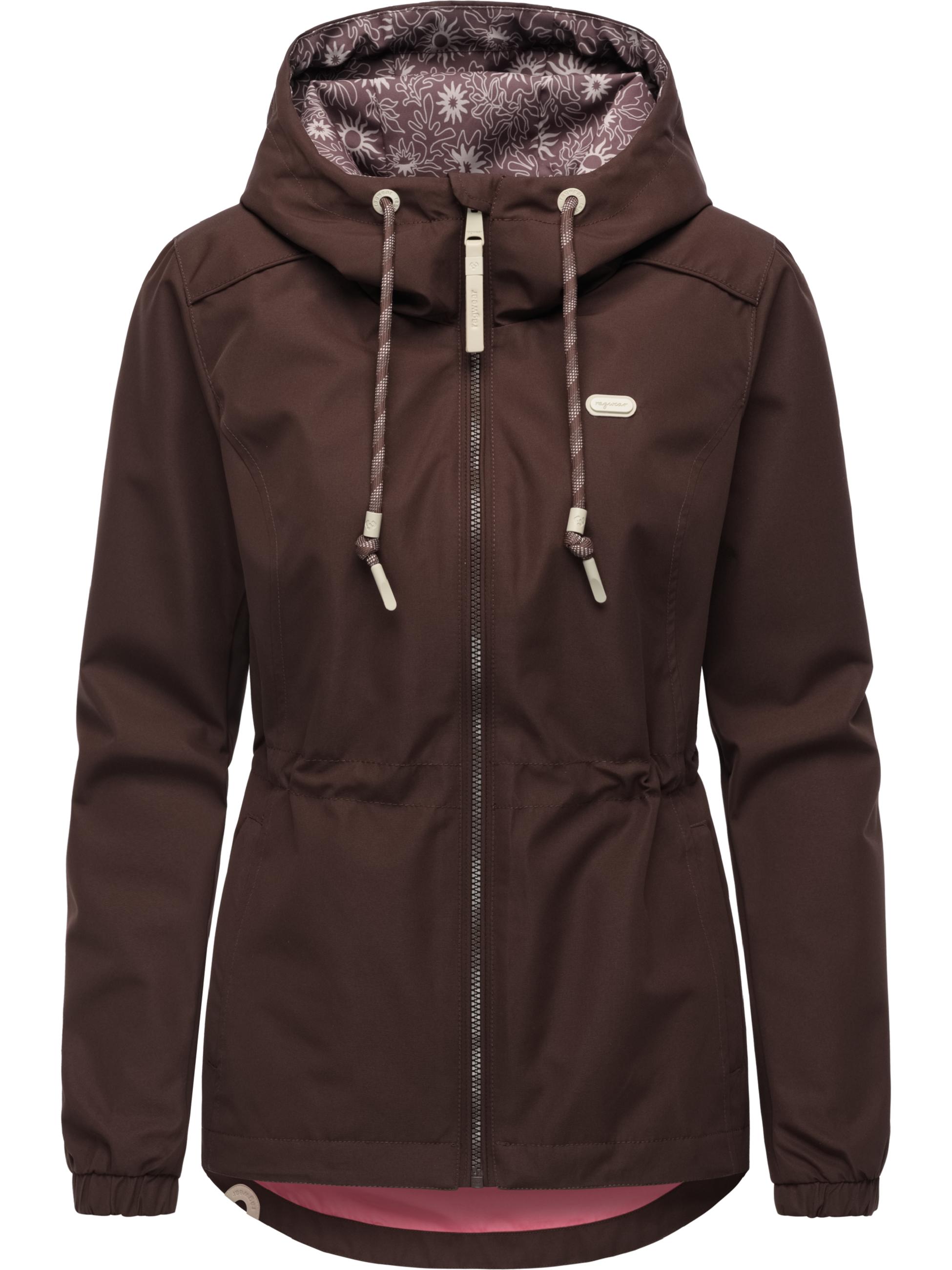 Wasserdichte und atmungsaktive Übergangsjacke "Dankka" Dark Choco