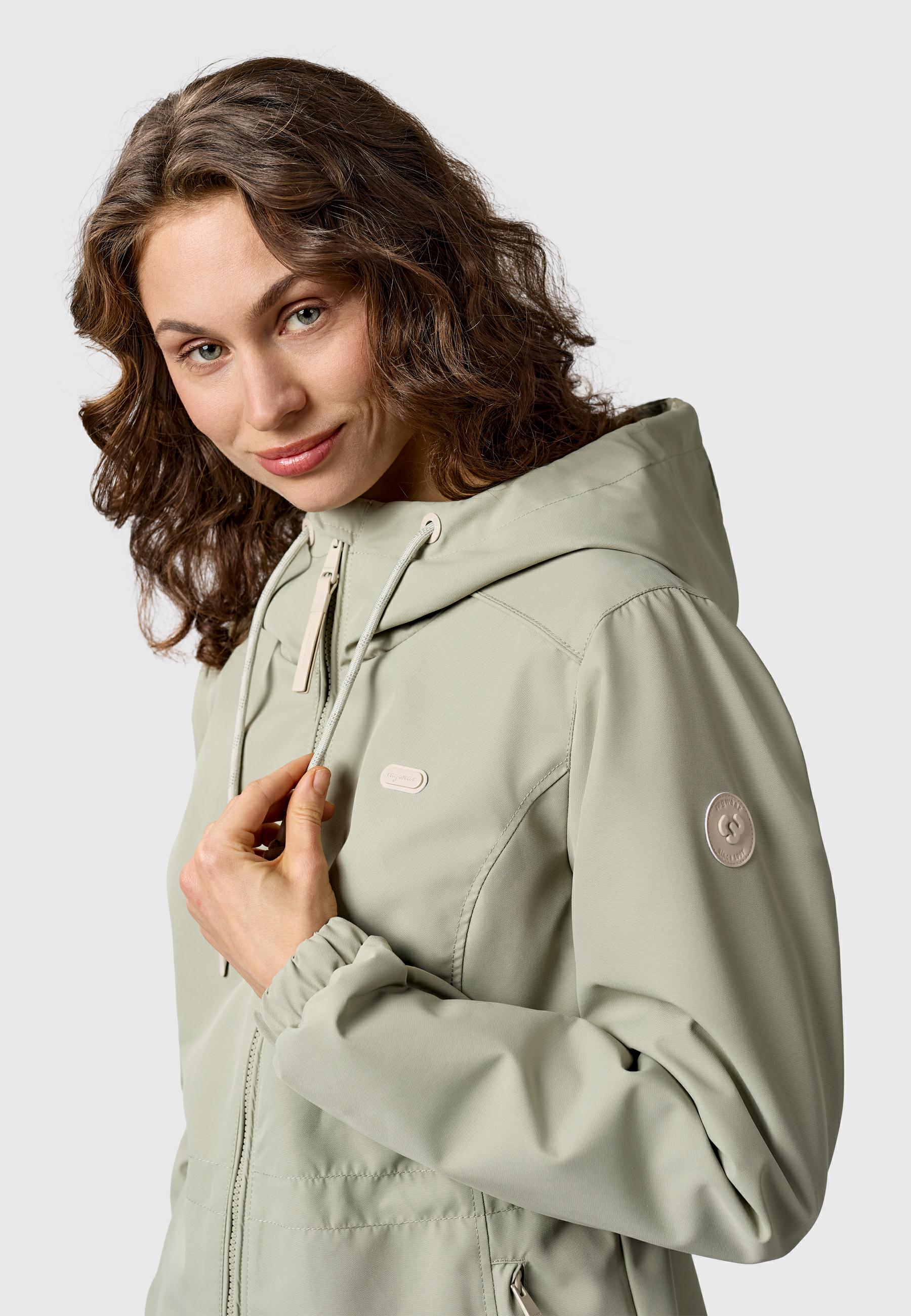 Wasserdichte und atmungsaktive Übergangsjacke "Dankka" Dusty Olive