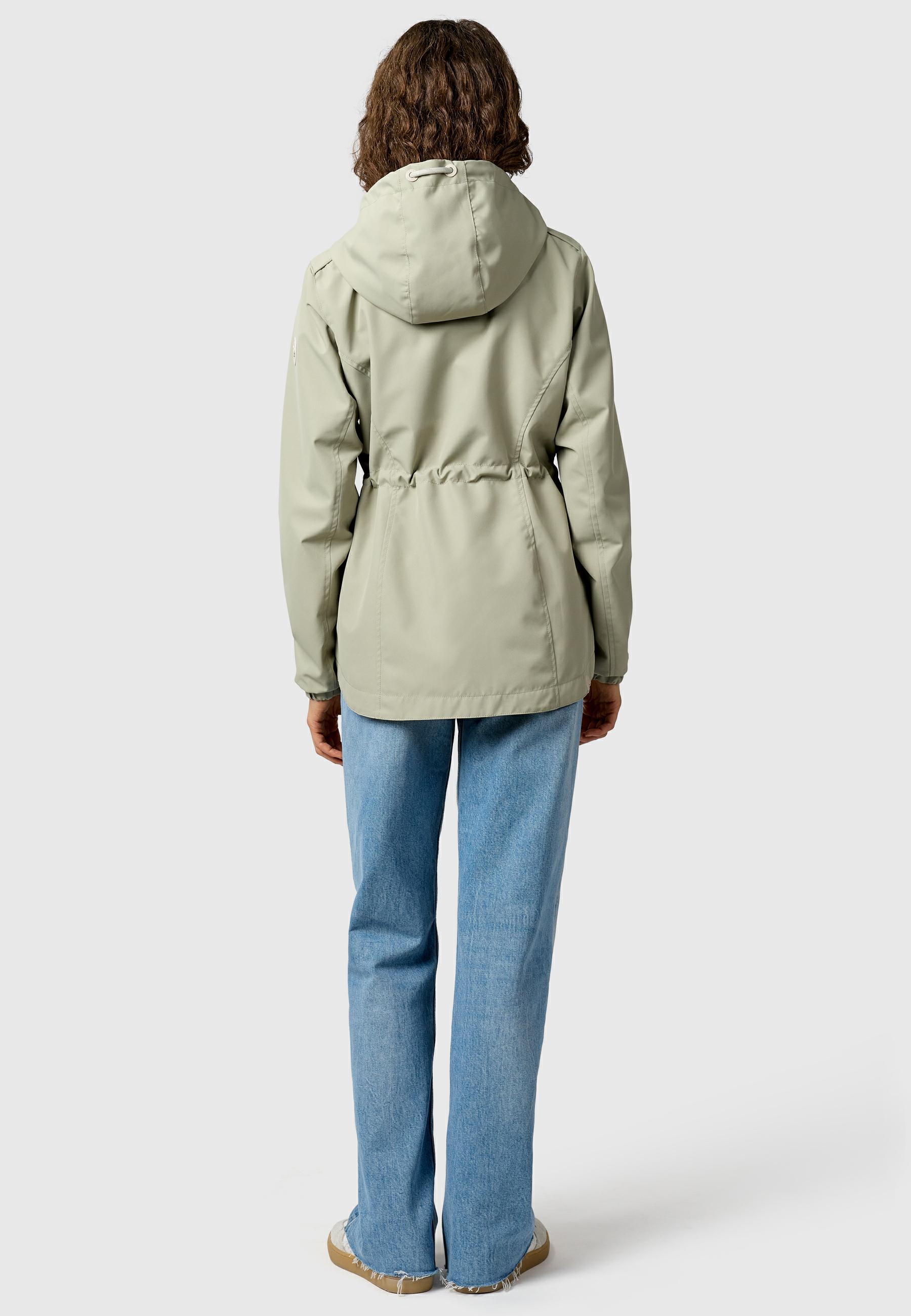 Wasserdichte und atmungsaktive Übergangsjacke "Dankka" Dusty Olive