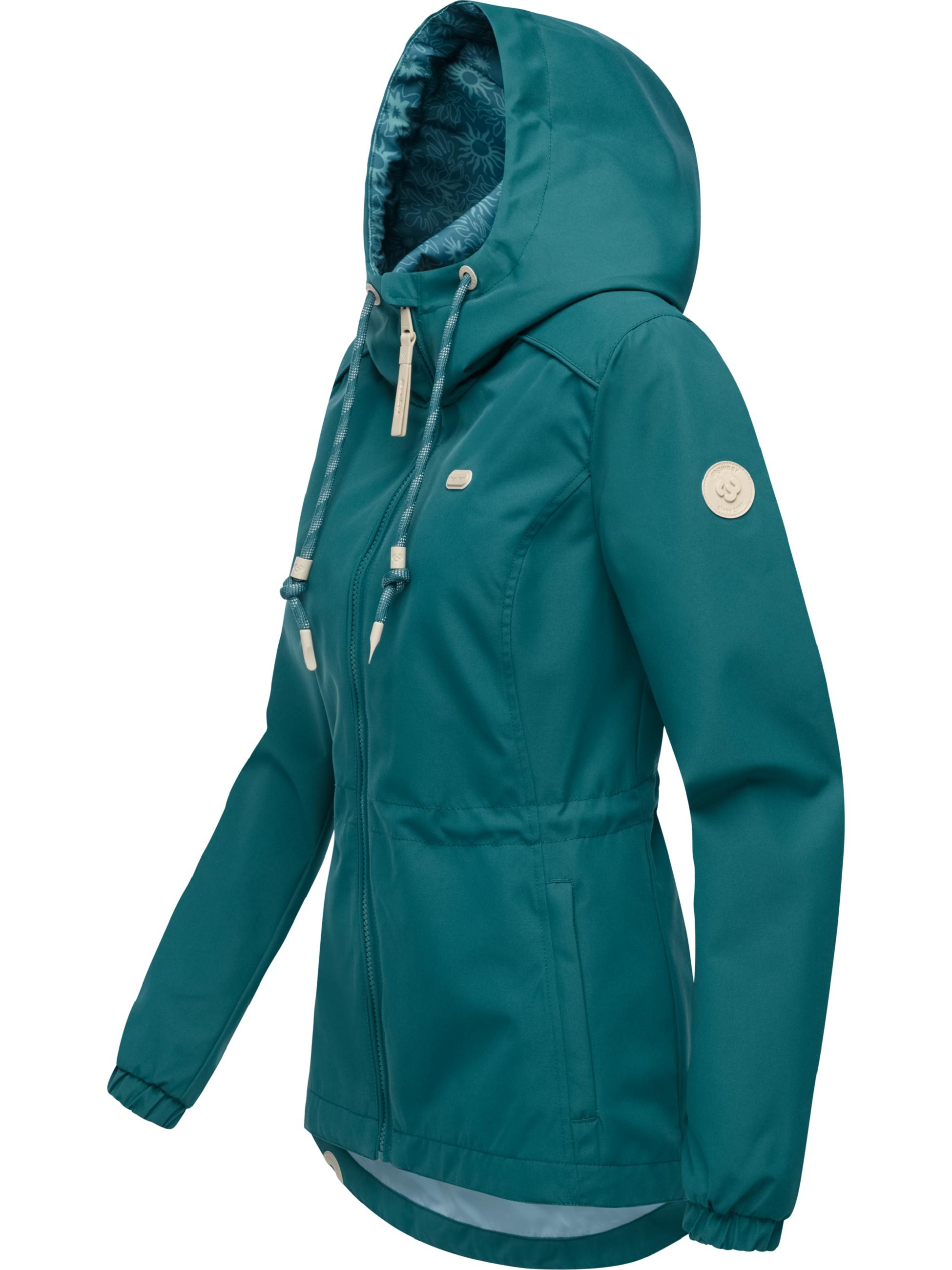 Wasserdichte und atmungsaktive Übergangsjacke "Dankka" Ocean Green