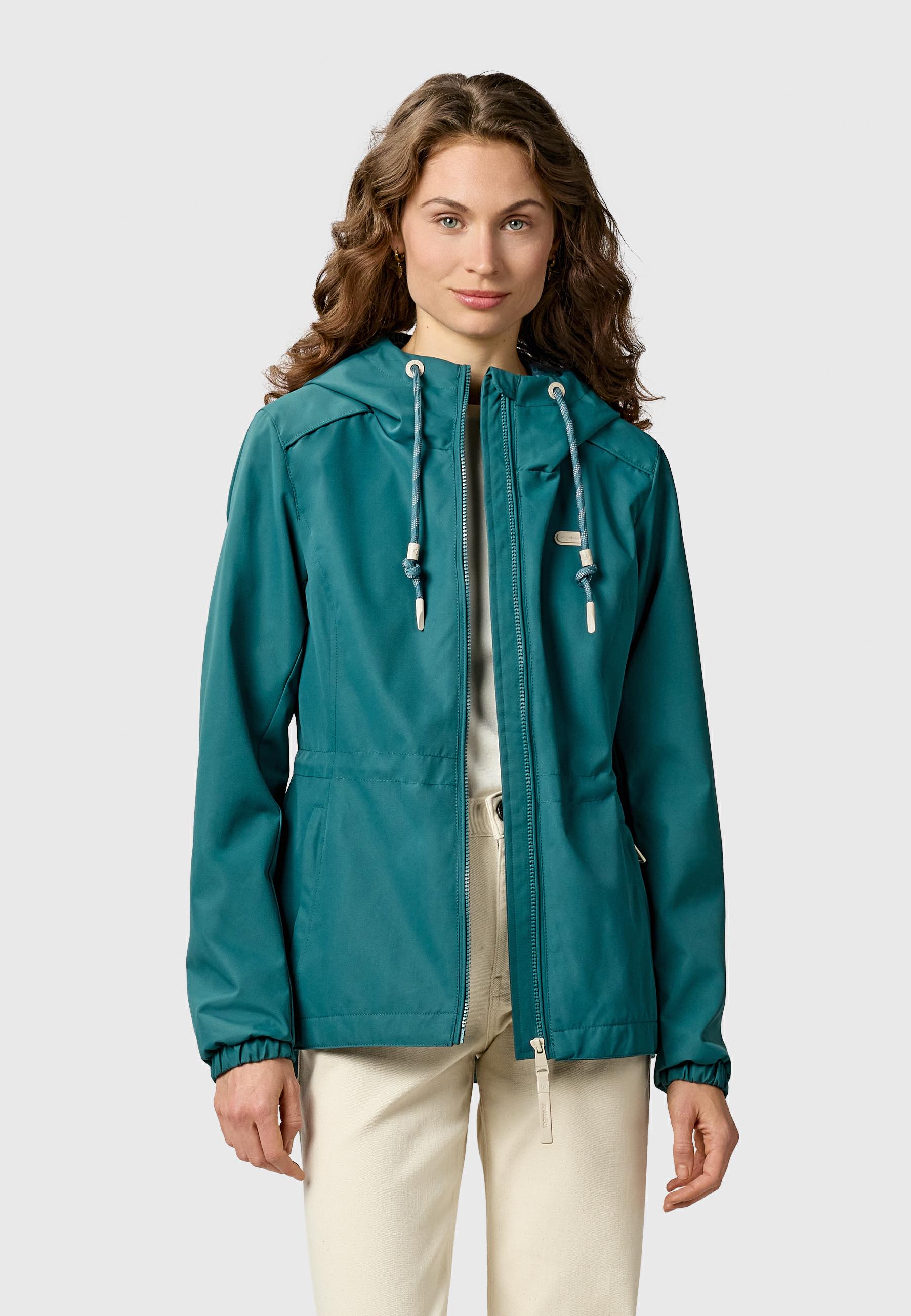Wasserdichte und atmungsaktive Übergangsjacke "Dankka" Ocean Green