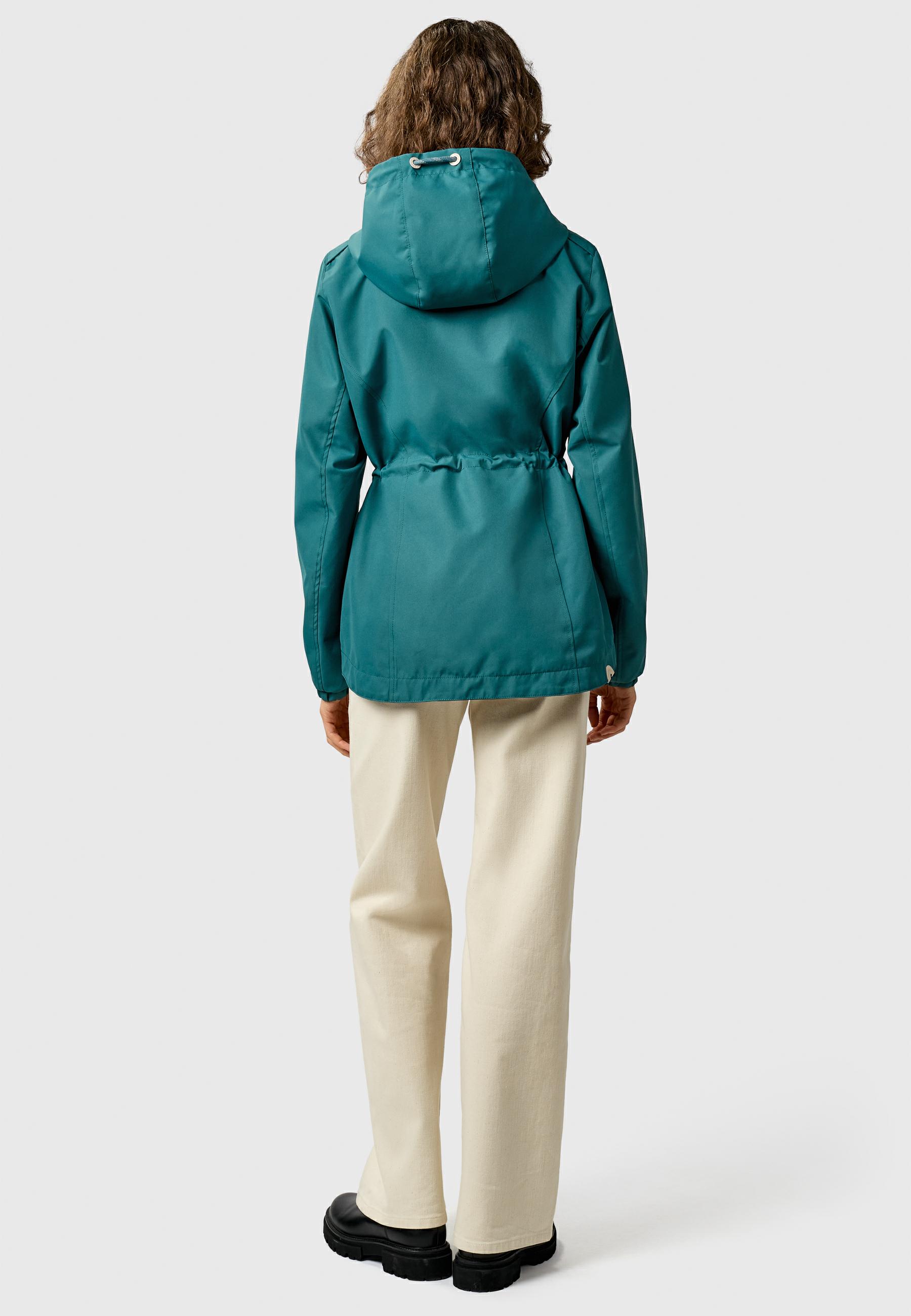 Wasserdichte und atmungsaktive Übergangsjacke "Dankka" Ocean Green