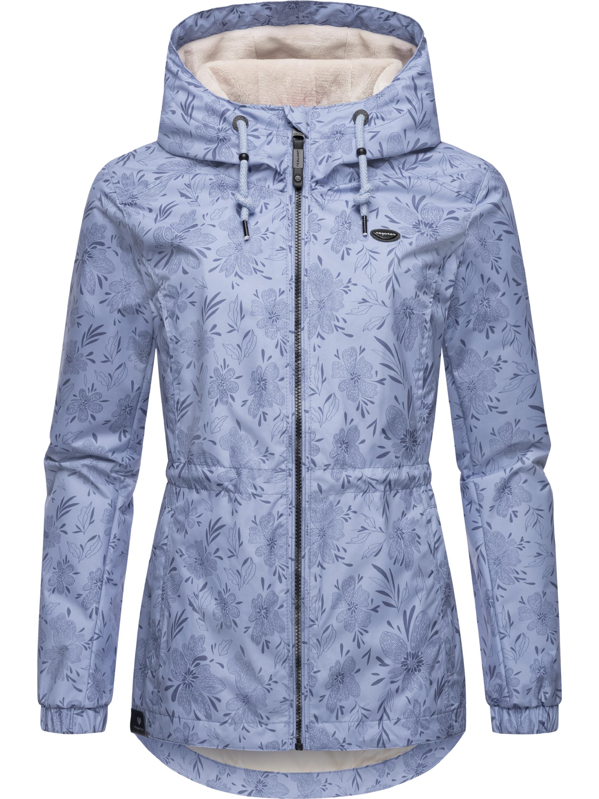 Übergangsjacke mit floralem Print "Dankka Spring" Blue