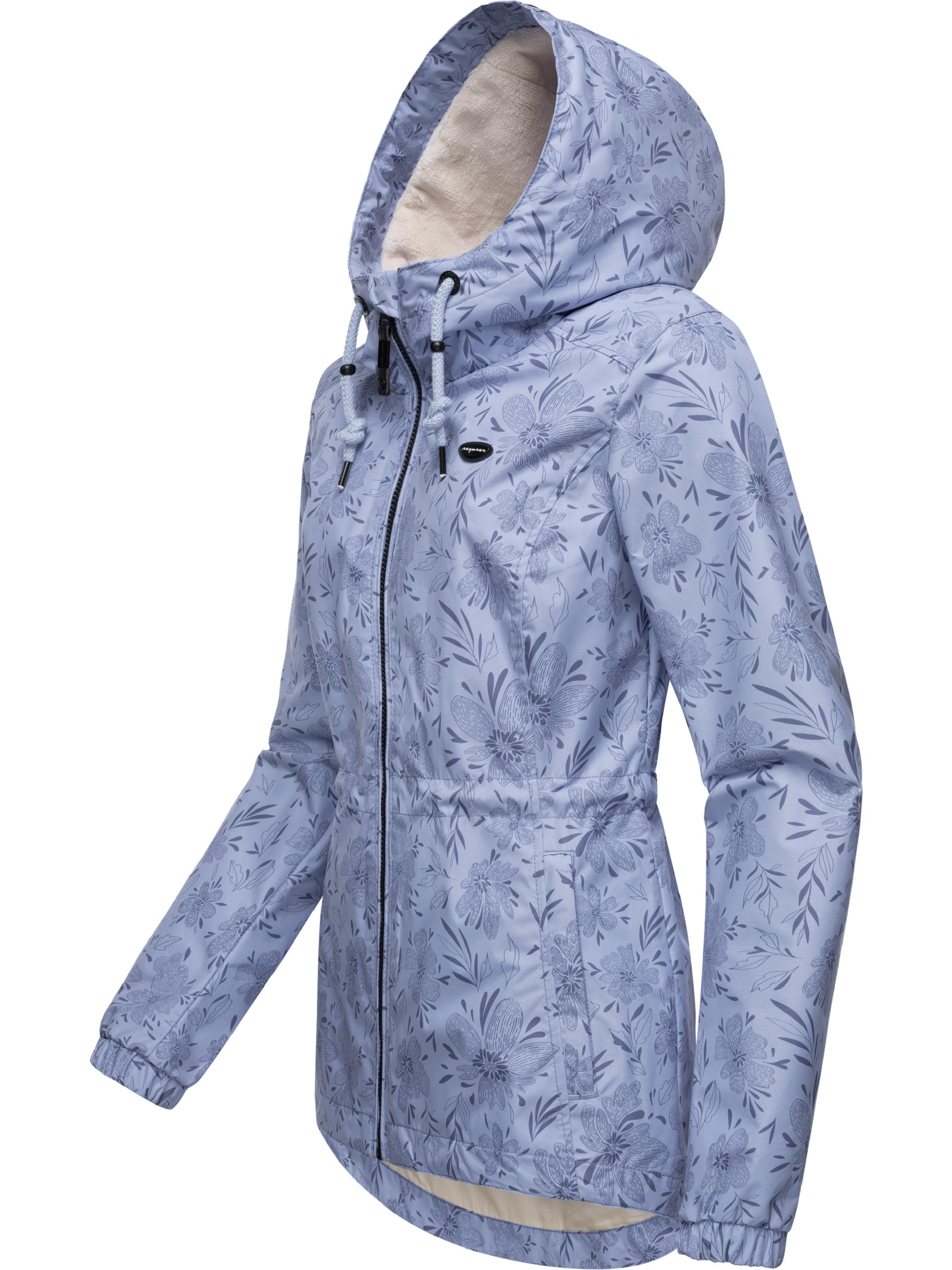 Übergangsjacke mit floralem Print "Dankka Spring" Blue