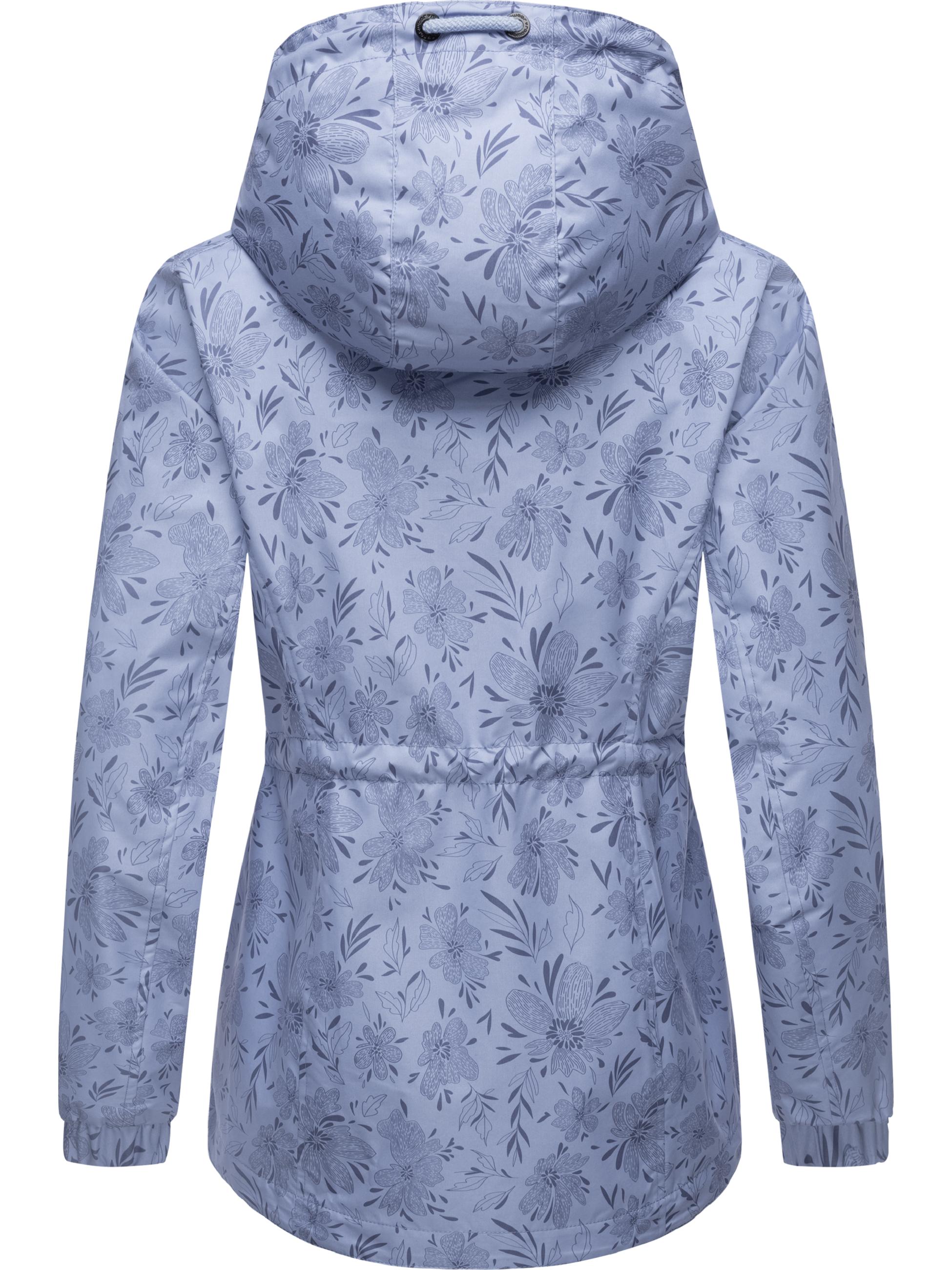 Übergangsjacke mit floralem Print "Dankka Spring" Blue