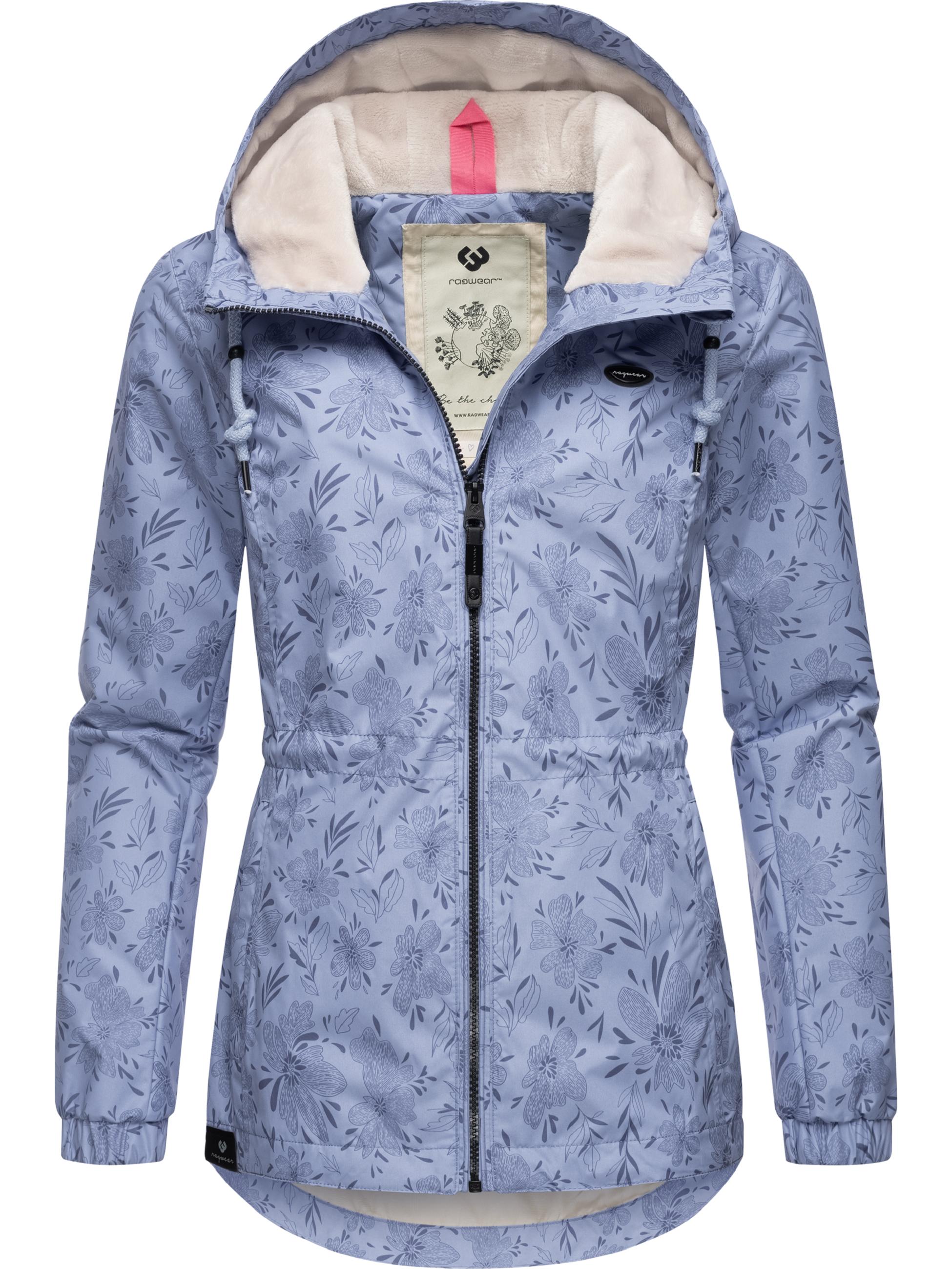 Übergangsjacke mit floralem Print "Dankka Spring" Blue