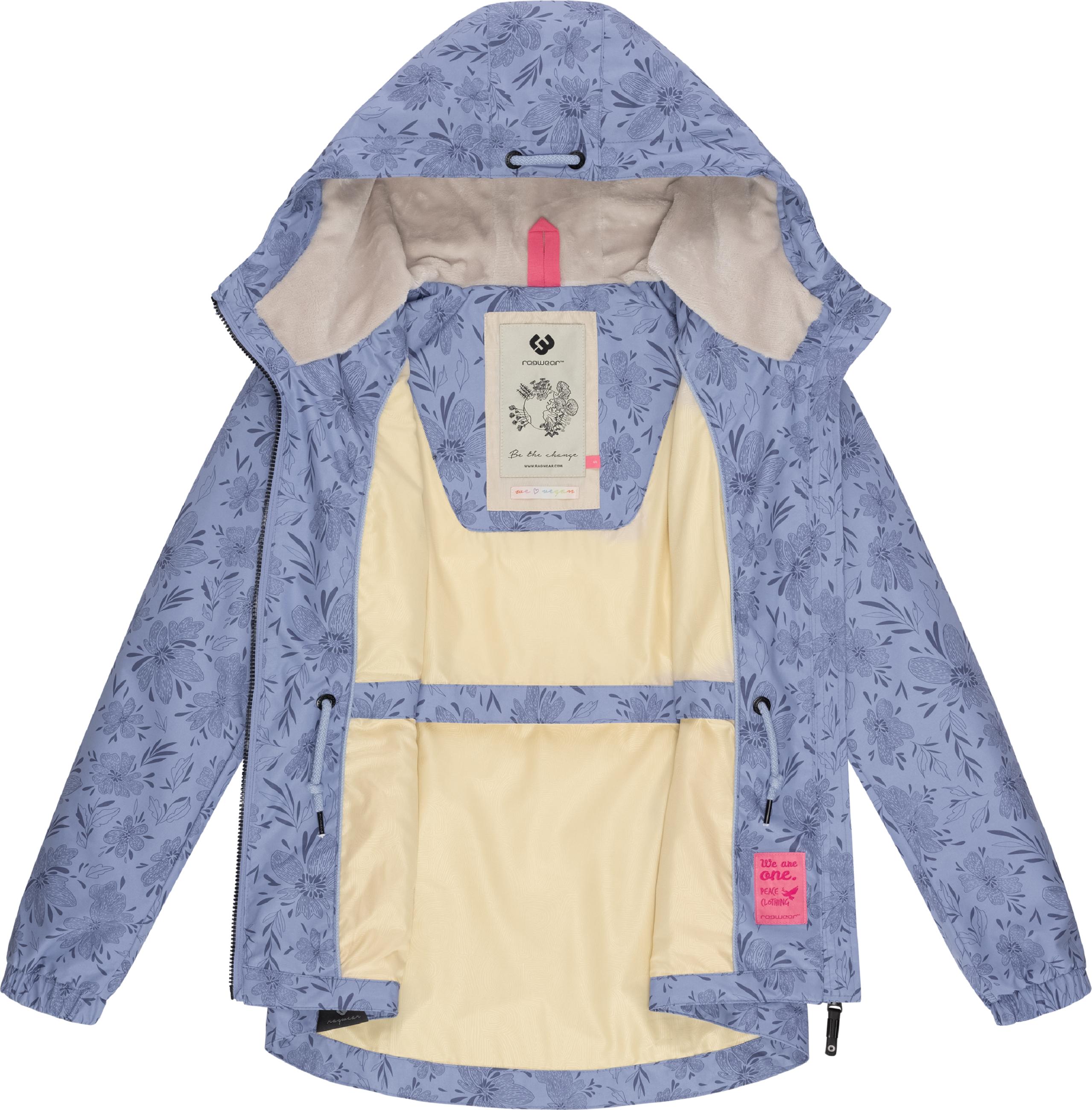 Übergangsjacke mit floralem Print "Dankka Spring" Blue