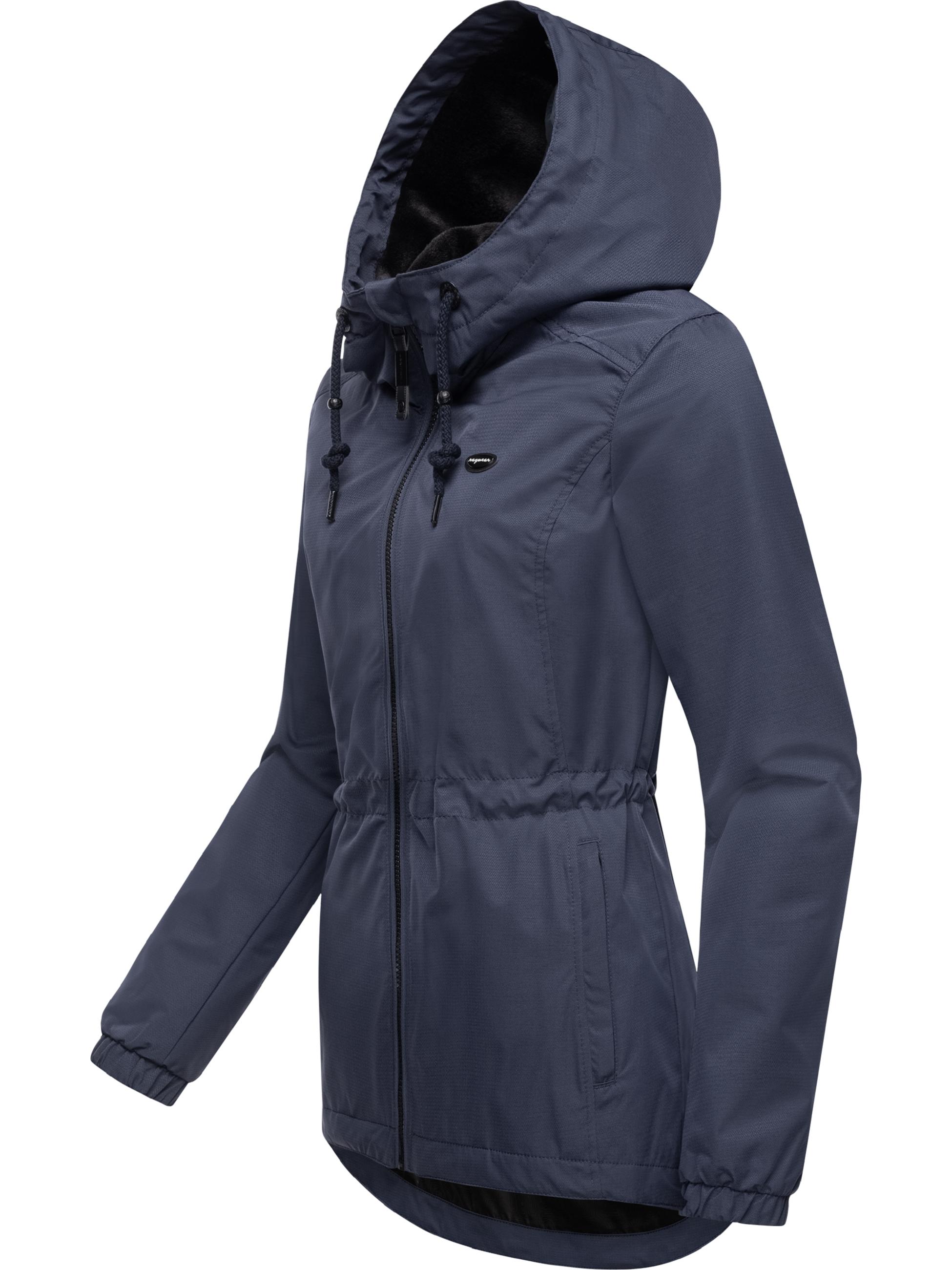 Wasserdichte Übergangsjacke mit Kapuze "Dankka Tech" Navy