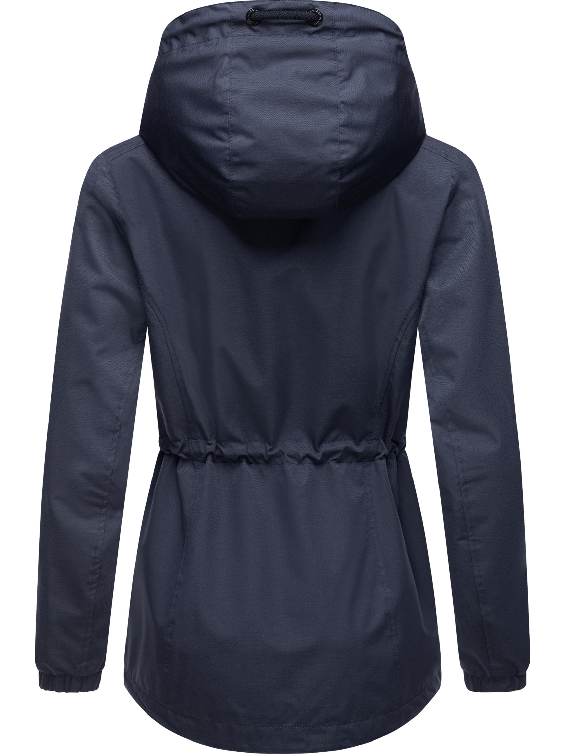 Wasserdichte Übergangsjacke mit Kapuze "Dankka Tech" Navy