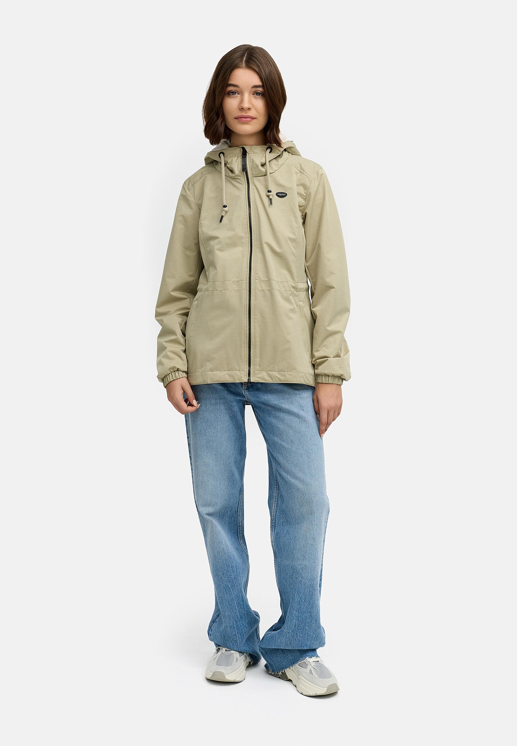 Wasserdichte Übergangsjacke mit Kapuze "Dankka Tech" Sand25