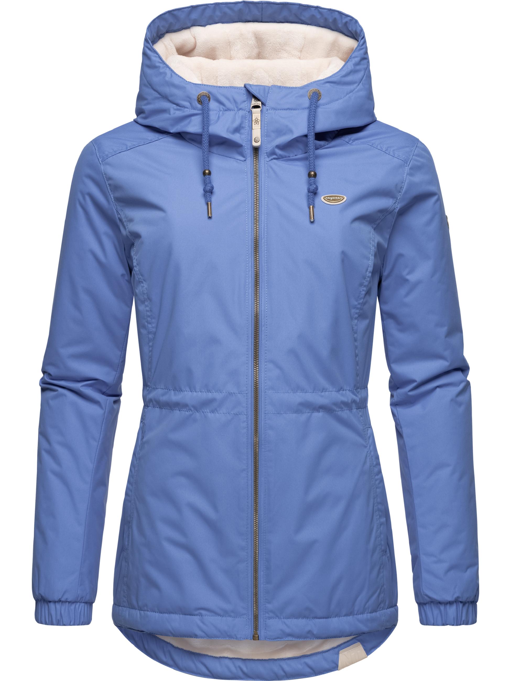 Wasserabweisende Winterjacke mit Kapuze "Dankka Warm" Blue