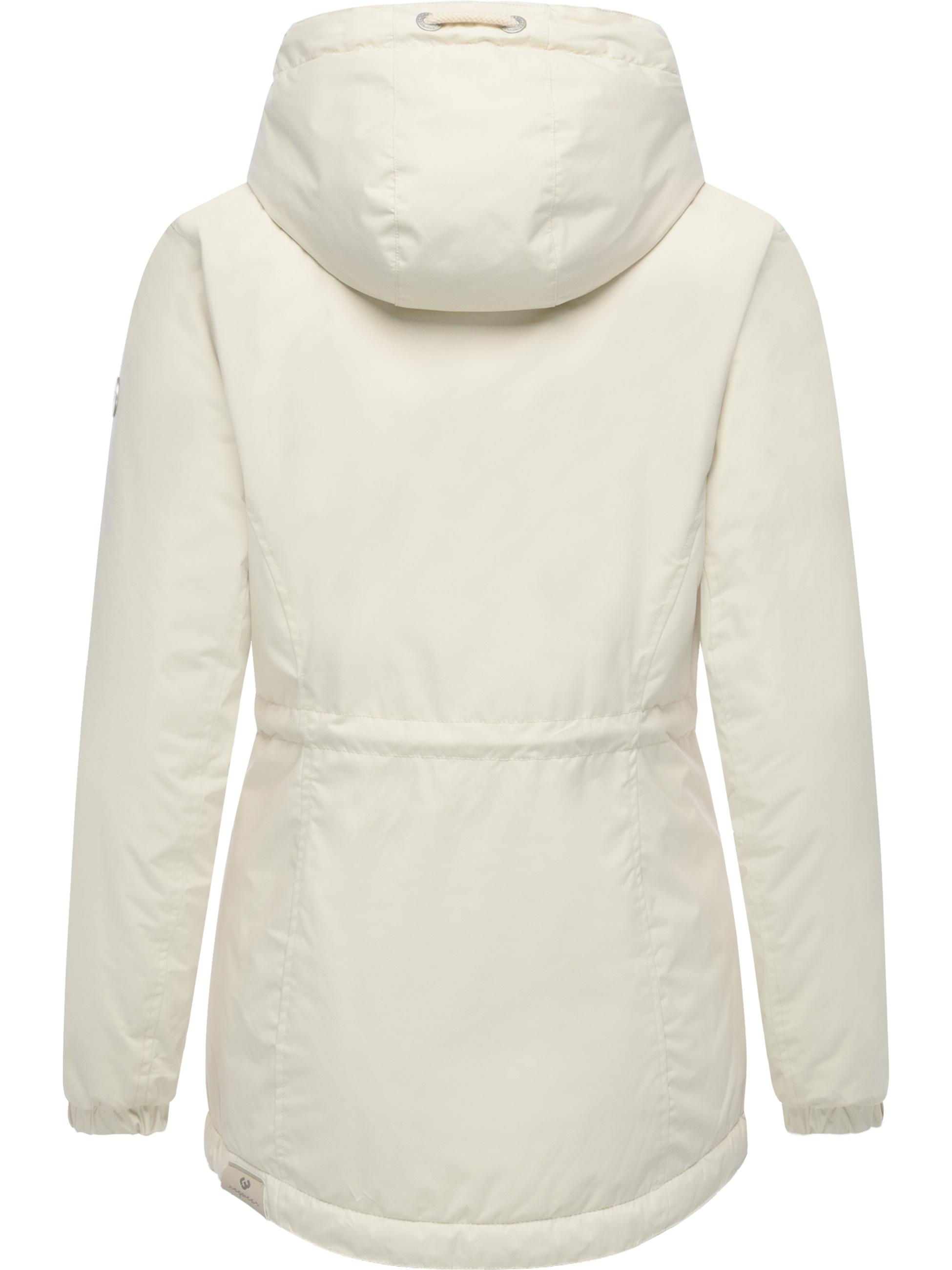 Wasserdichte Winterjacke mit Kapuze "Dankka Warm" Ecru25