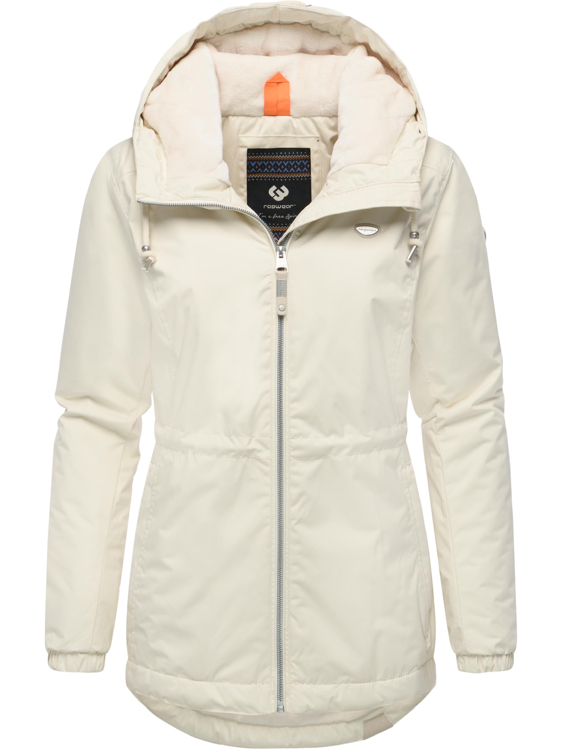 Wasserdichte Winterjacke mit Kapuze "Dankka Warm" Ecru25