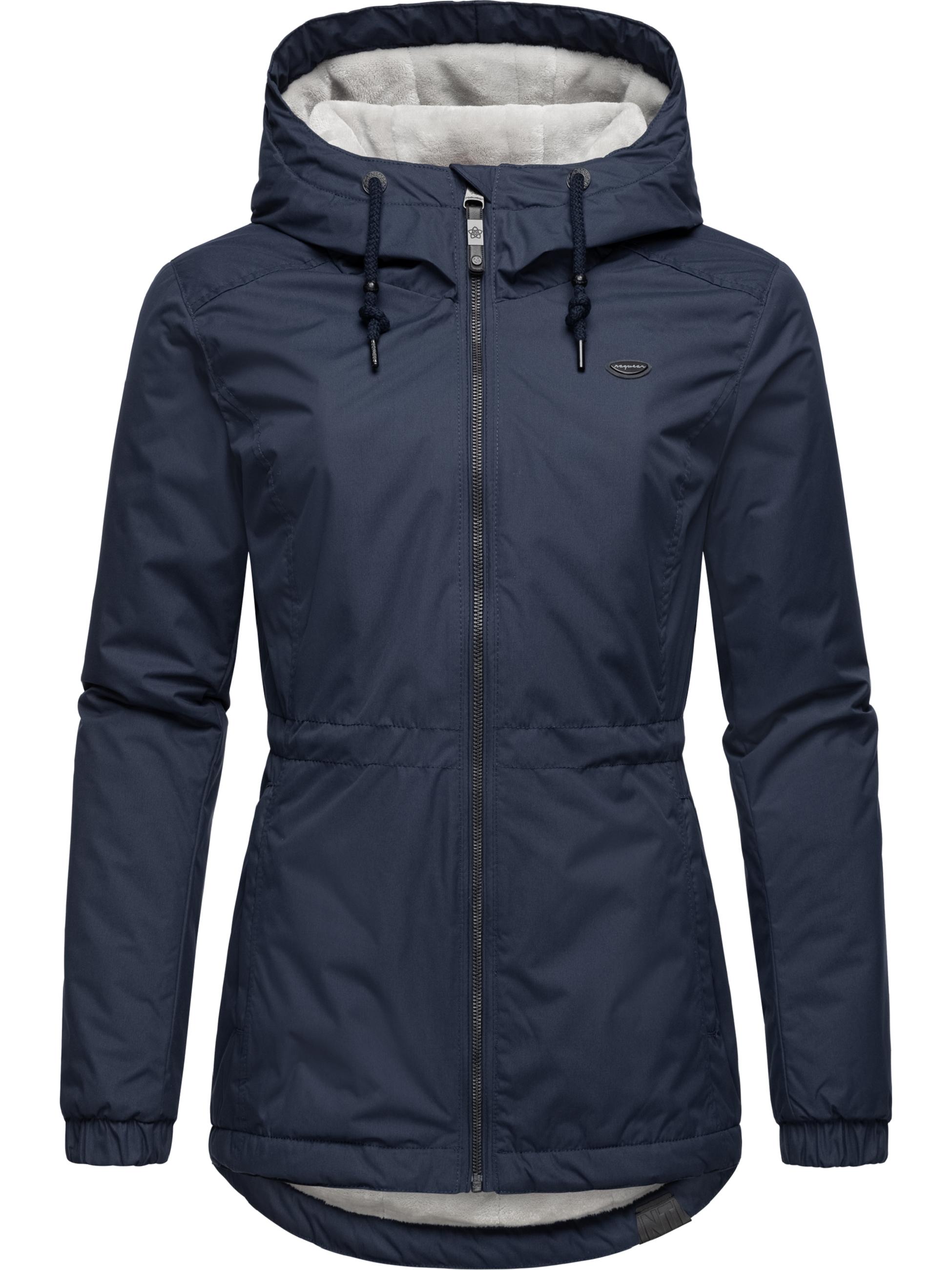 Wasserabweisende Winterjacke mit Kapuze "Dankka Warm" Navy