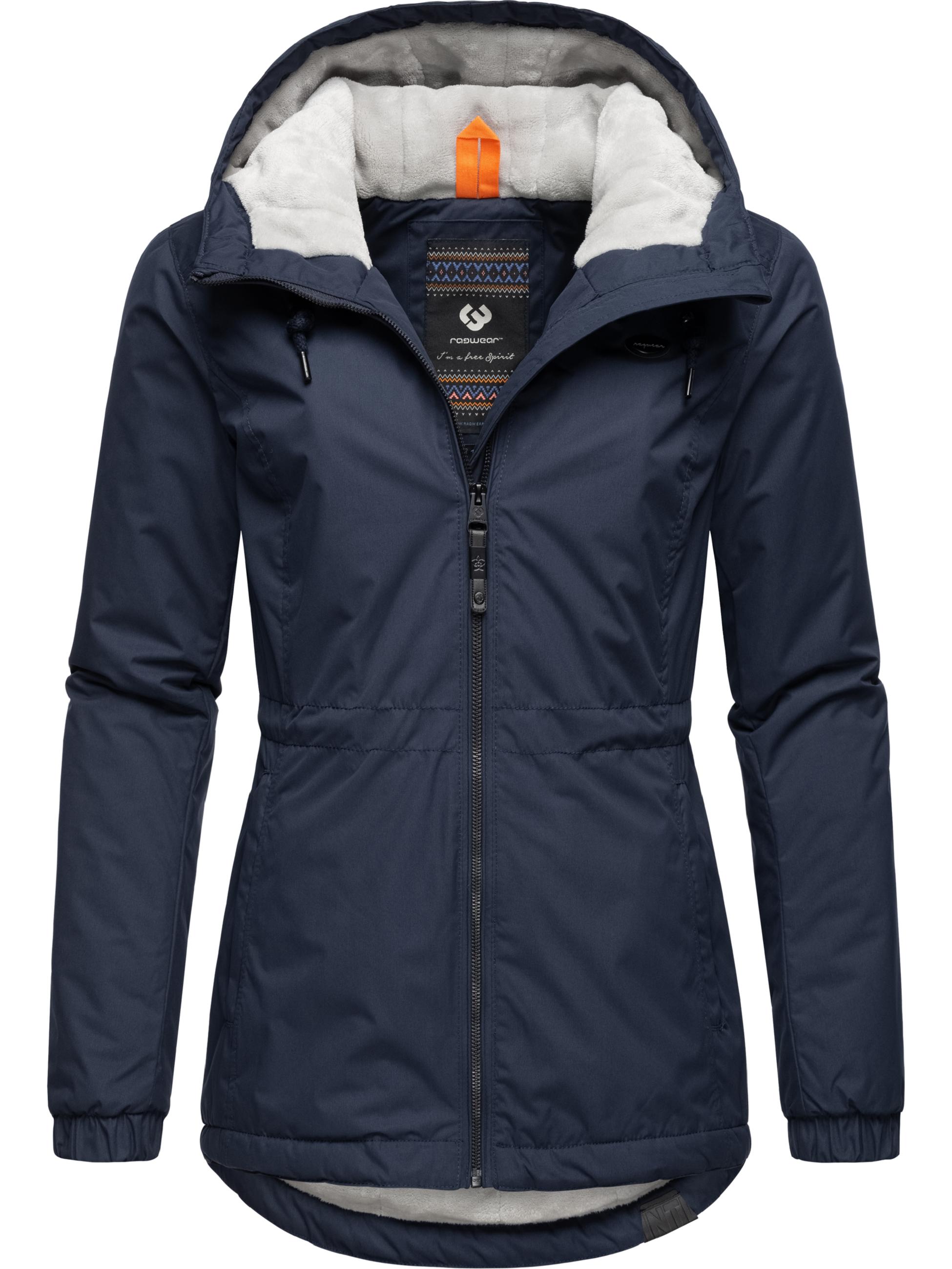 Wasserabweisende Winterjacke mit Kapuze "Dankka Warm" Navy