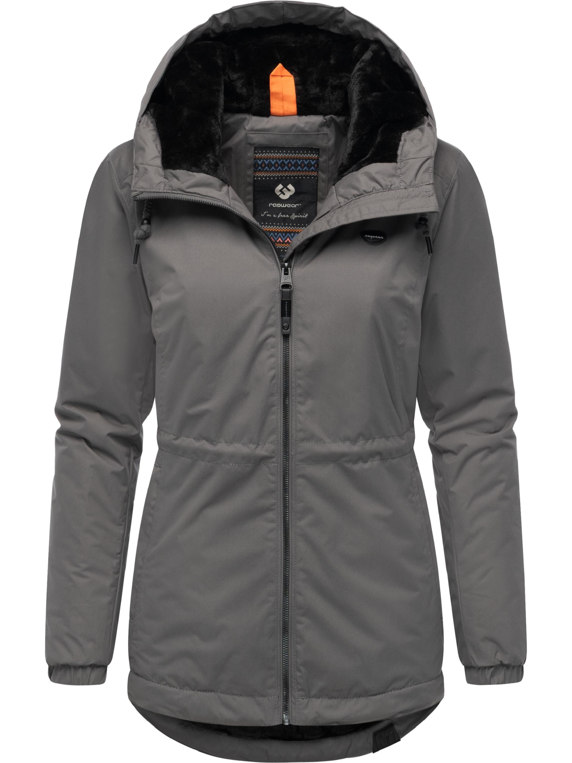 Wasserdichte Winterjacke mit Kapuze "Dankka Warm" Stone Grey25