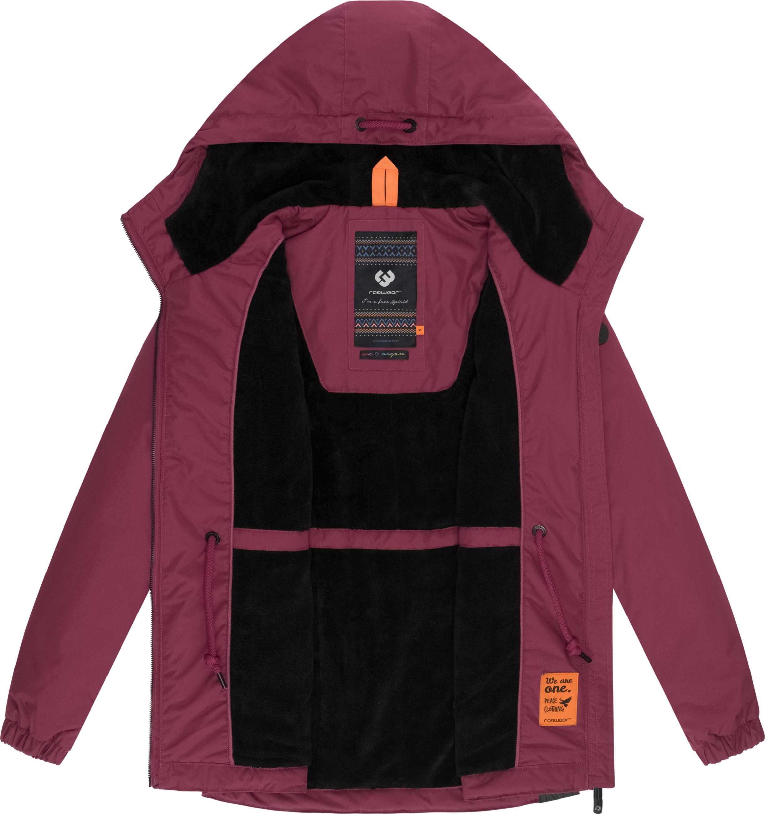 Wasserdichte Winterjacke mit Kapuze "Dankka Warm" Wine25