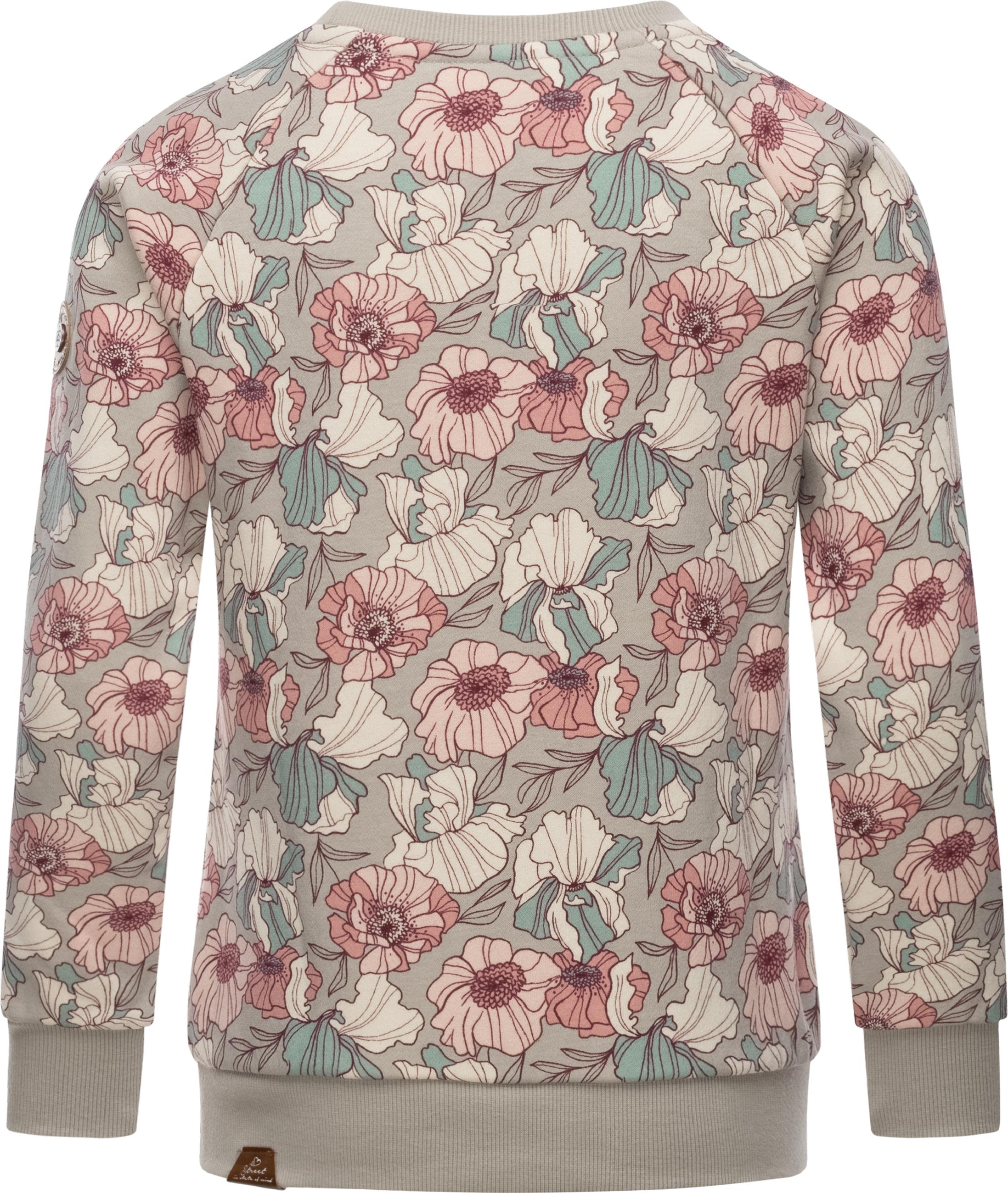 Blumen Sweatshirt "Darinka Freesia" Bone