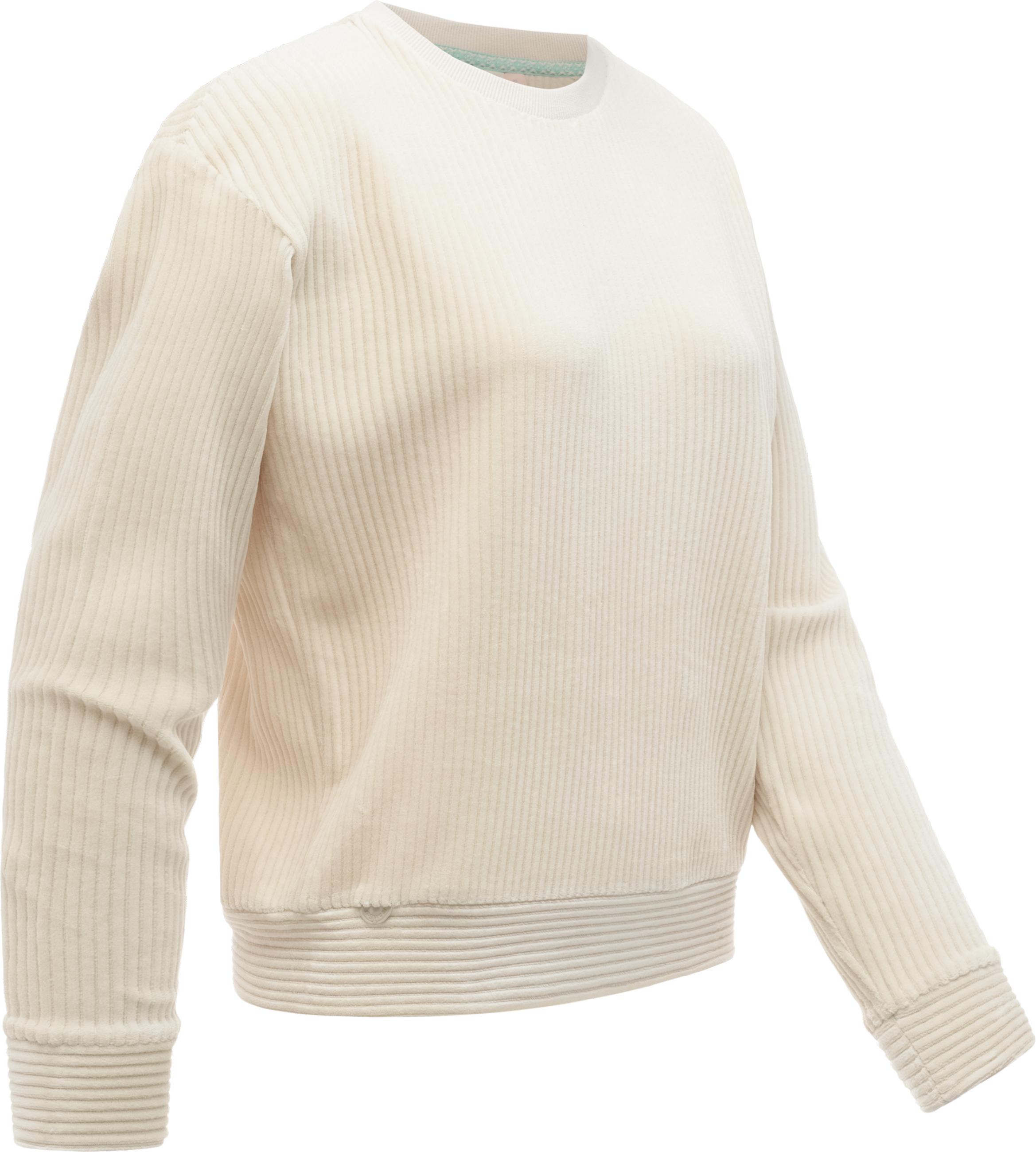 Sweatshirt in Kord-Optik "Dellani Cordy" Ecru