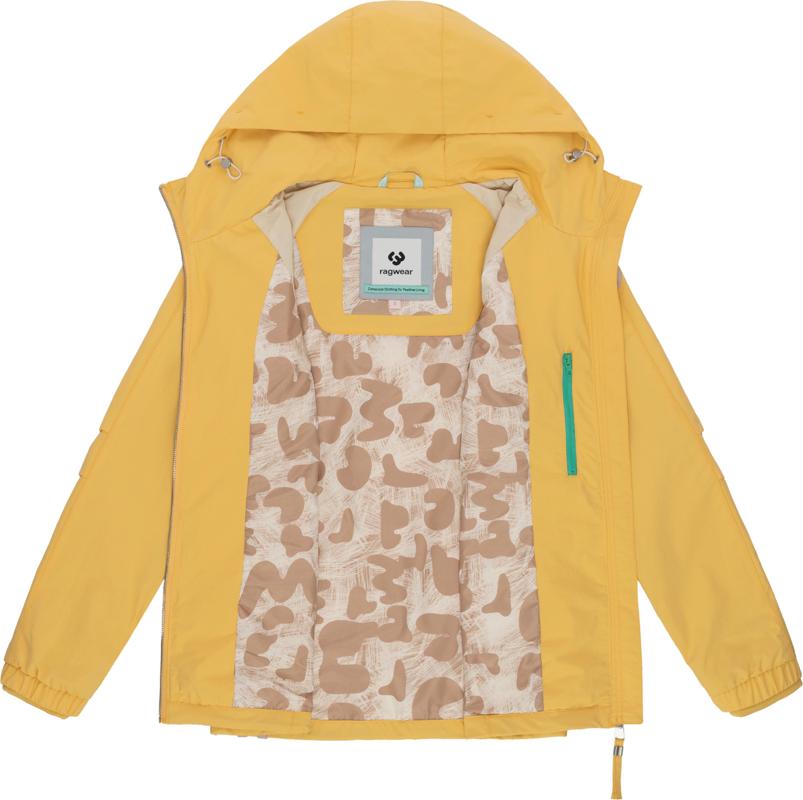 Wasserdichte und atmungsaktive Übergangsjacke "Dizzea" Banana