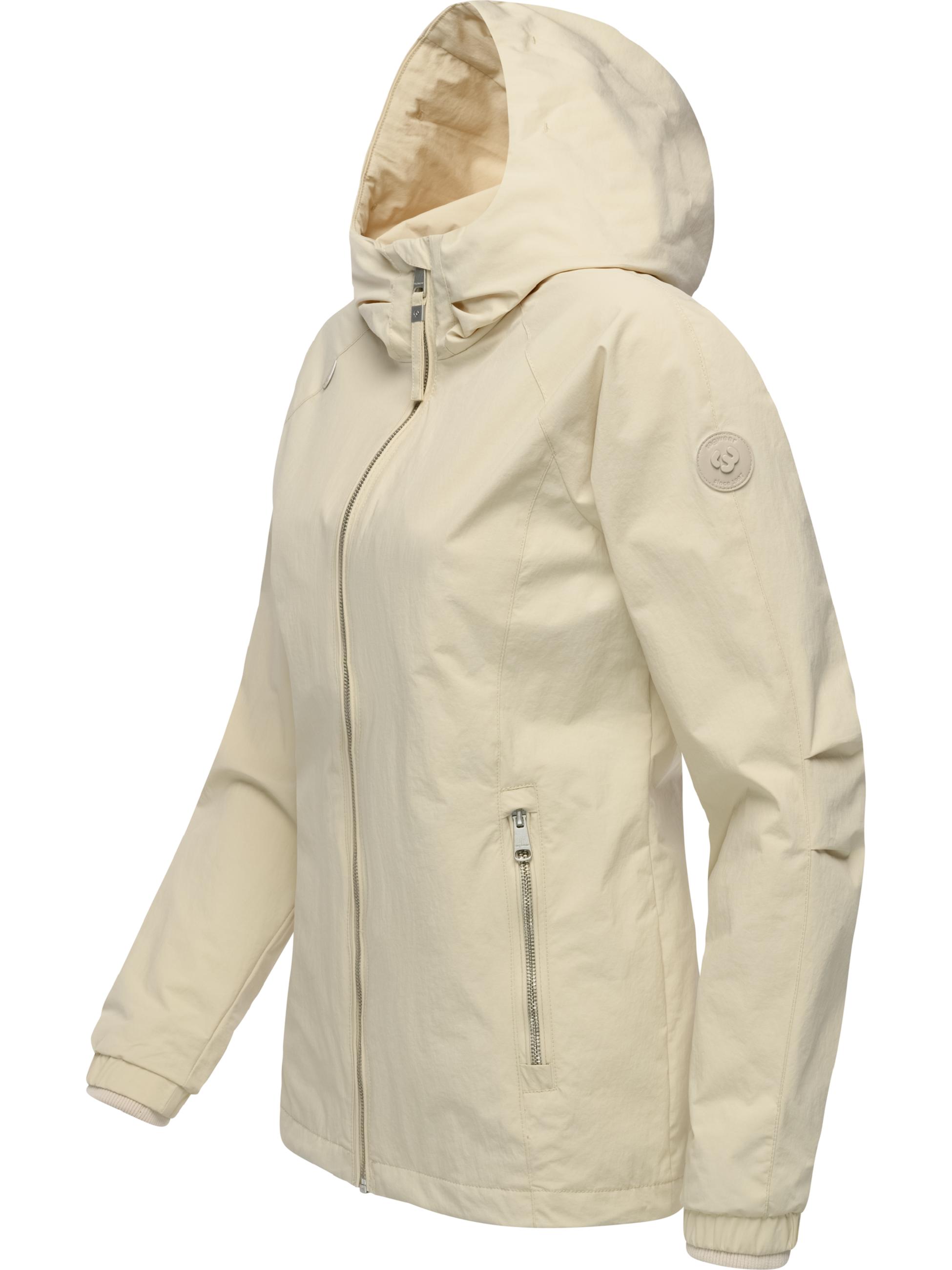 Wasserdichte und atmungsaktive Übergangsjacke "Dizzea" Ecru