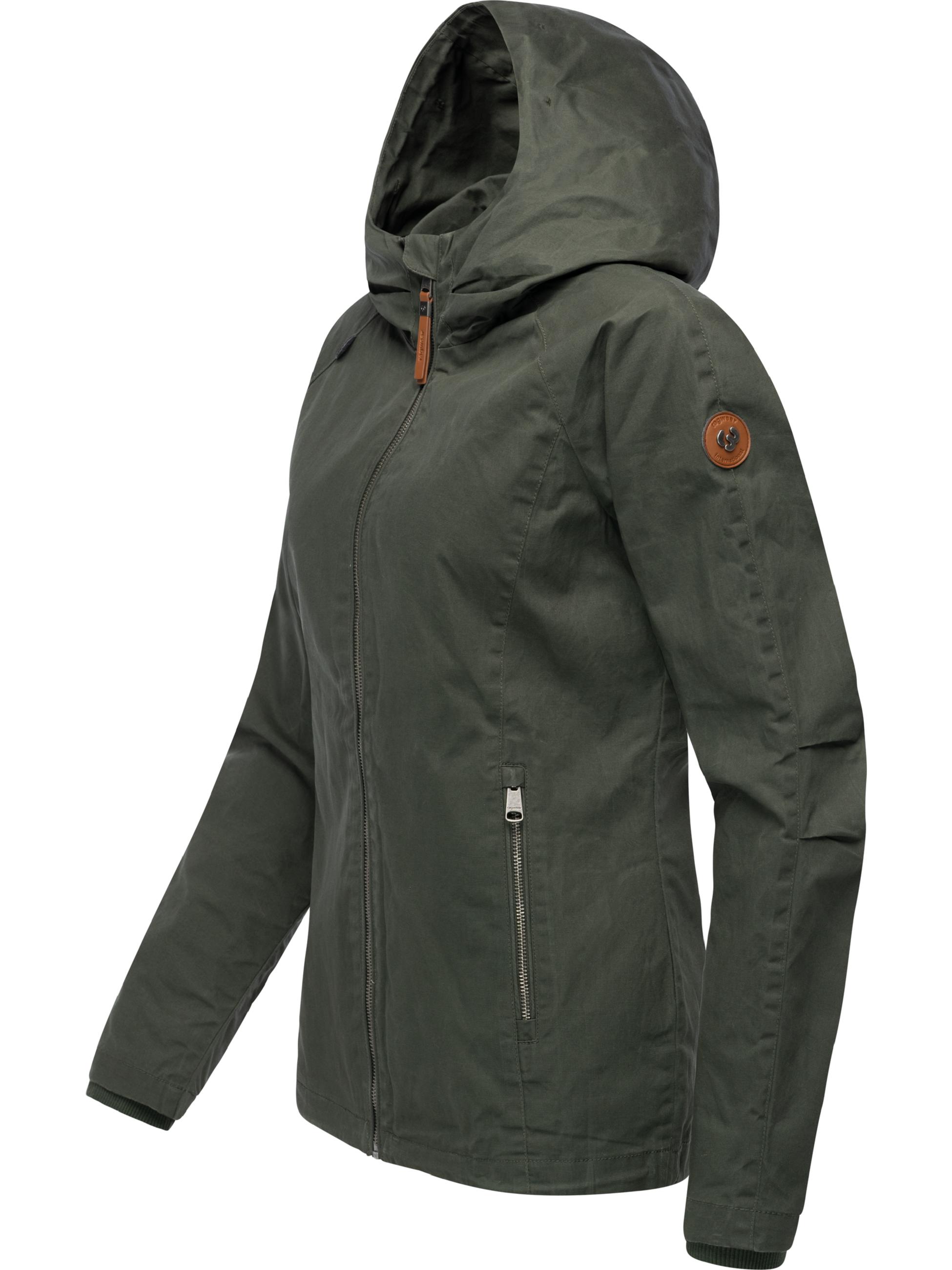Wasserabweisende Jacke "Dizzea Vintage YOUMODO" Dark Olive