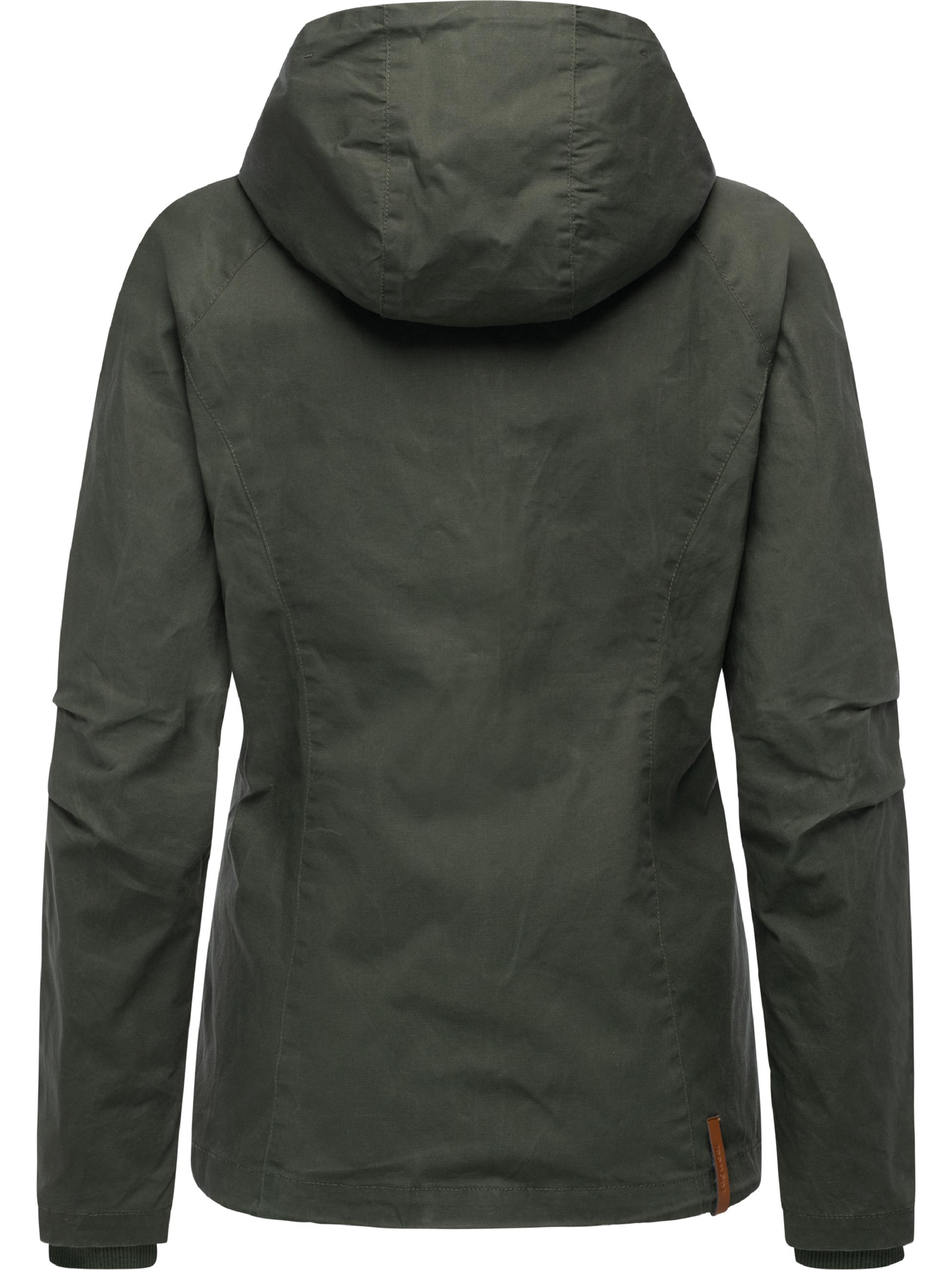 Wasserabweisende Jacke "Dizzea Vintage YOUMODO" Dark Olive