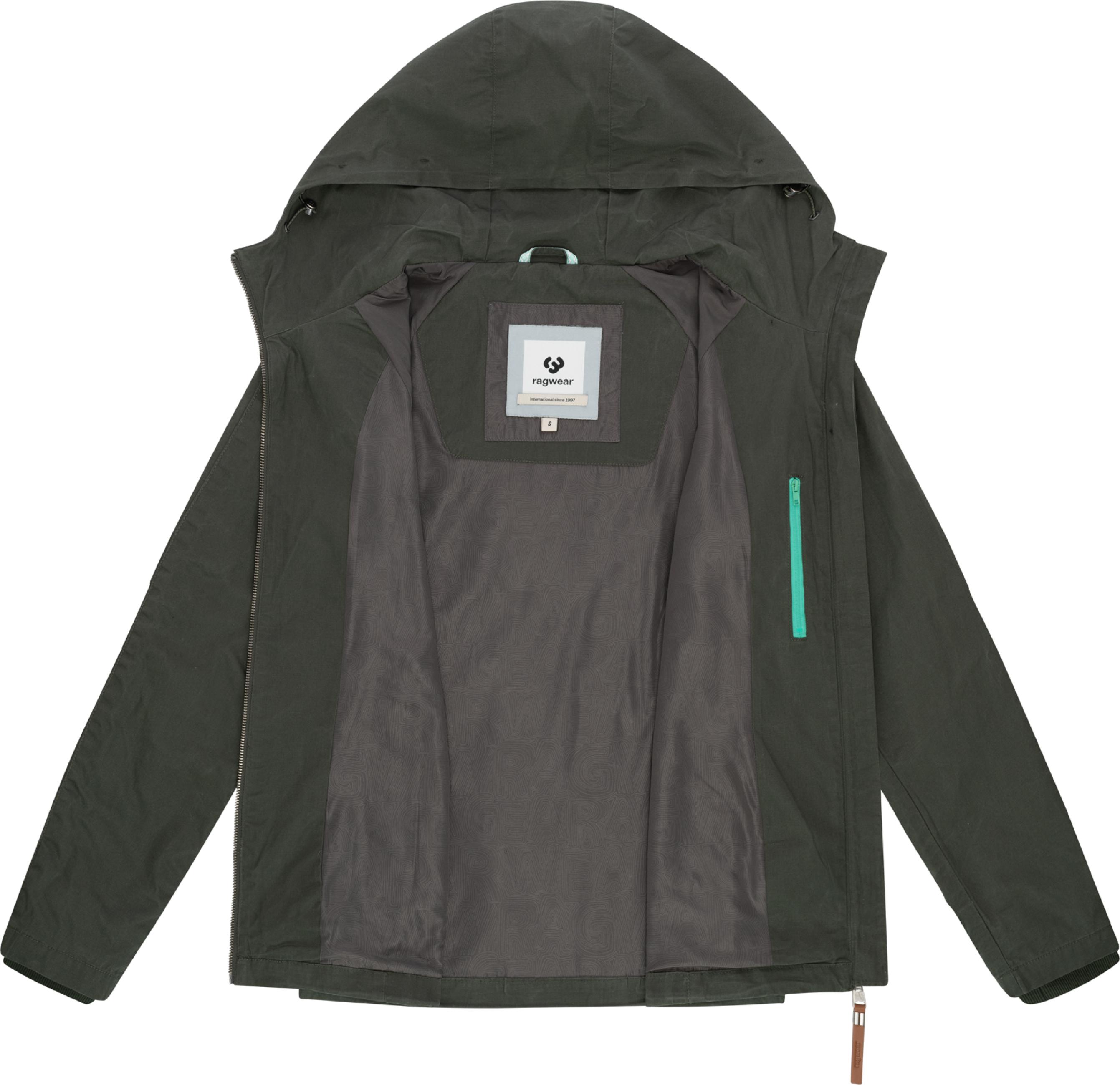 Wasserabweisende Jacke "Dizzea Vintage YOUMODO" Dark Olive