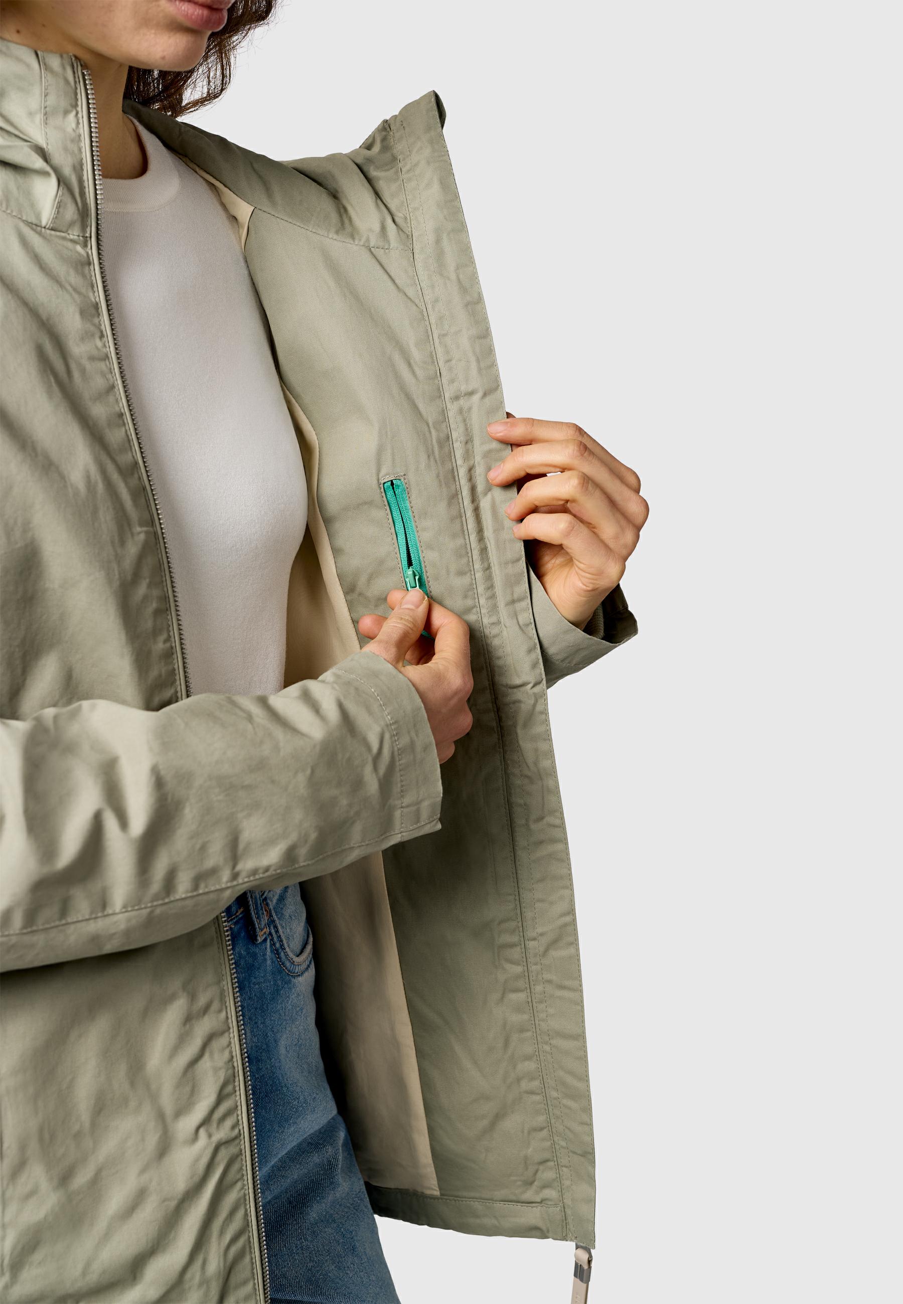 Wasserabweisende Jacke "Dizzea Vintage YOUMODO" Dusty Olive