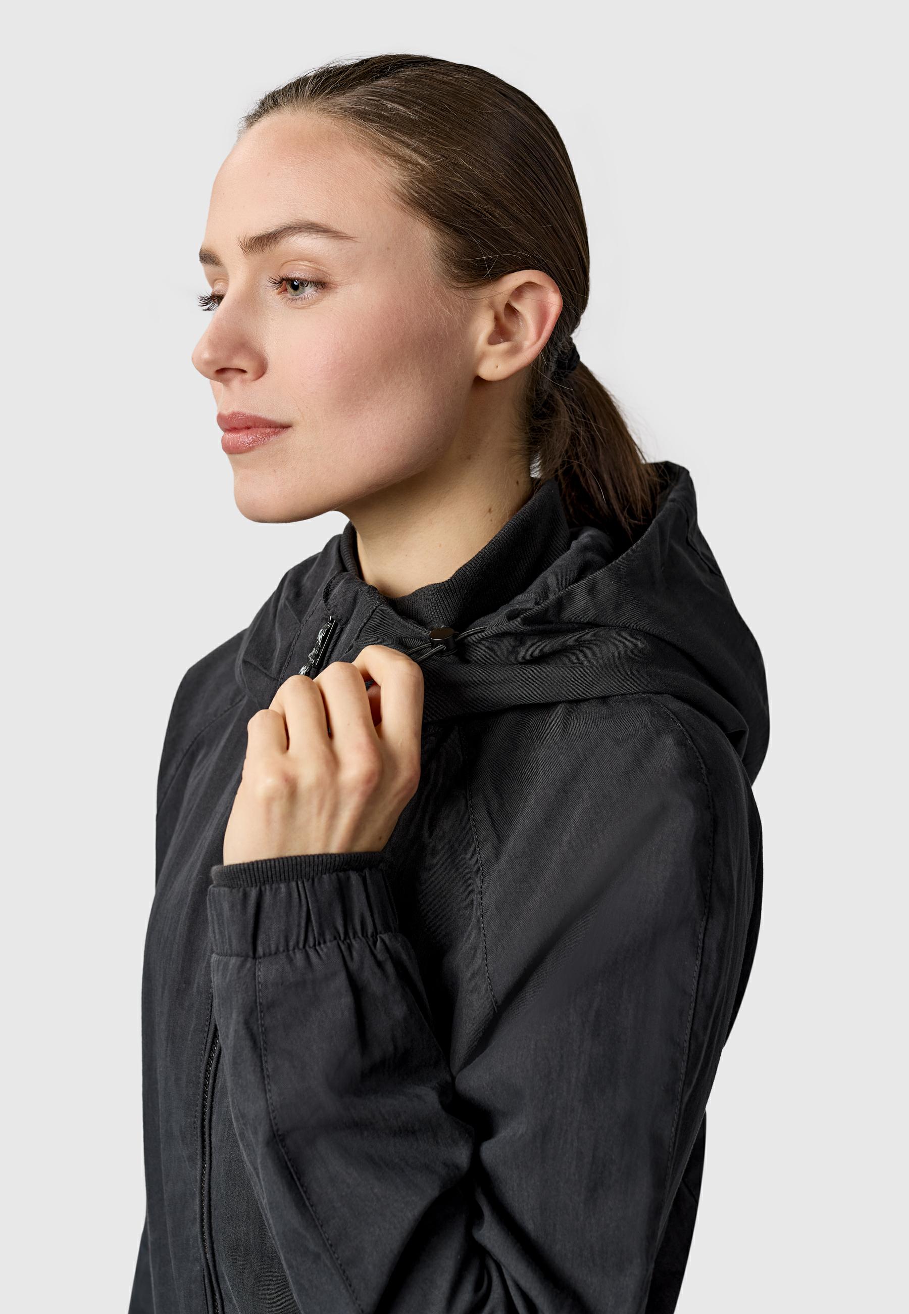 Leichte Outdoorjacke mit Kapuze "Dizzie A YOUMODO" Black