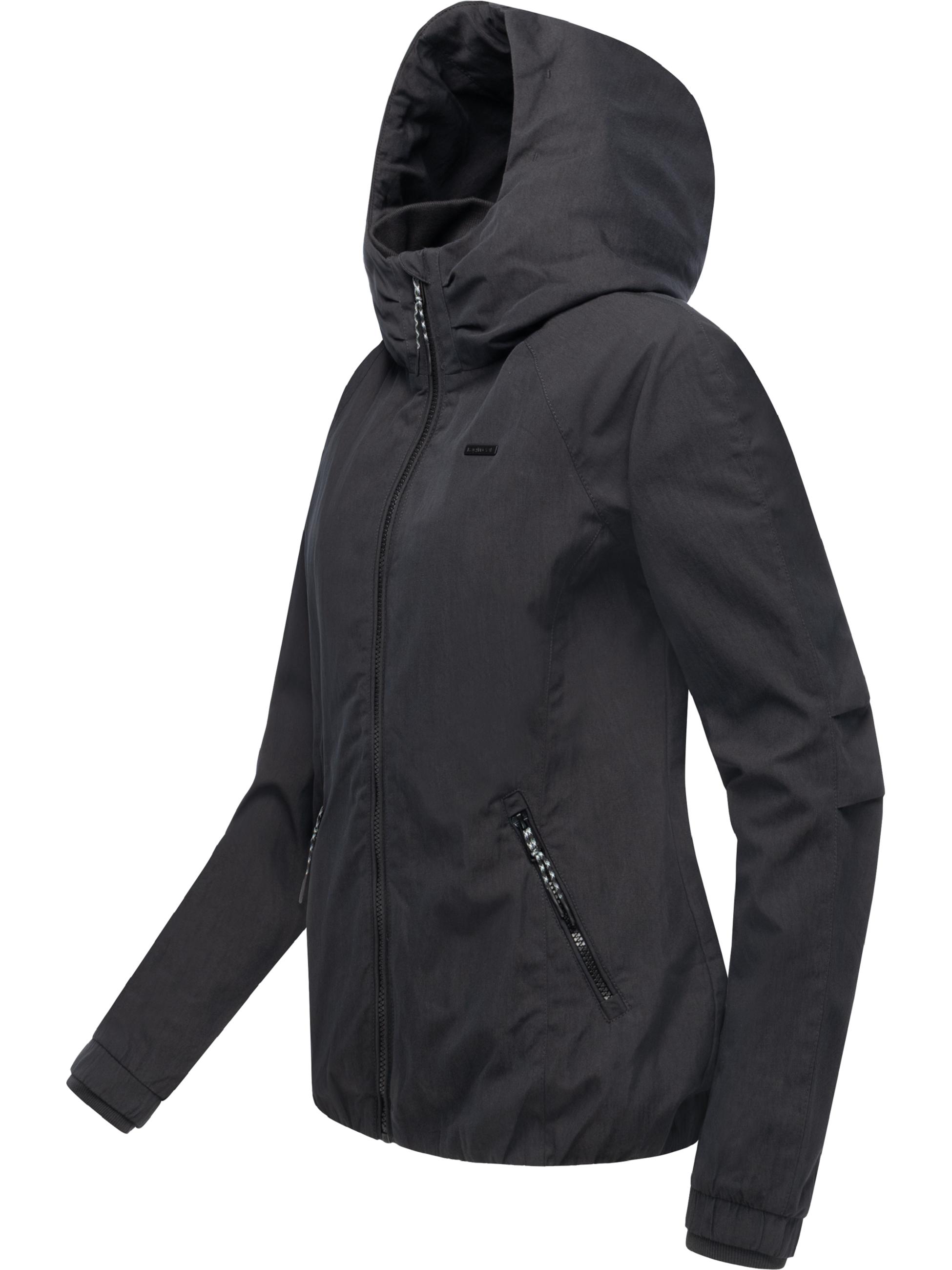 Leichte Outdoorjacke mit Kapuze "Dizzie A YOUMODO" Black