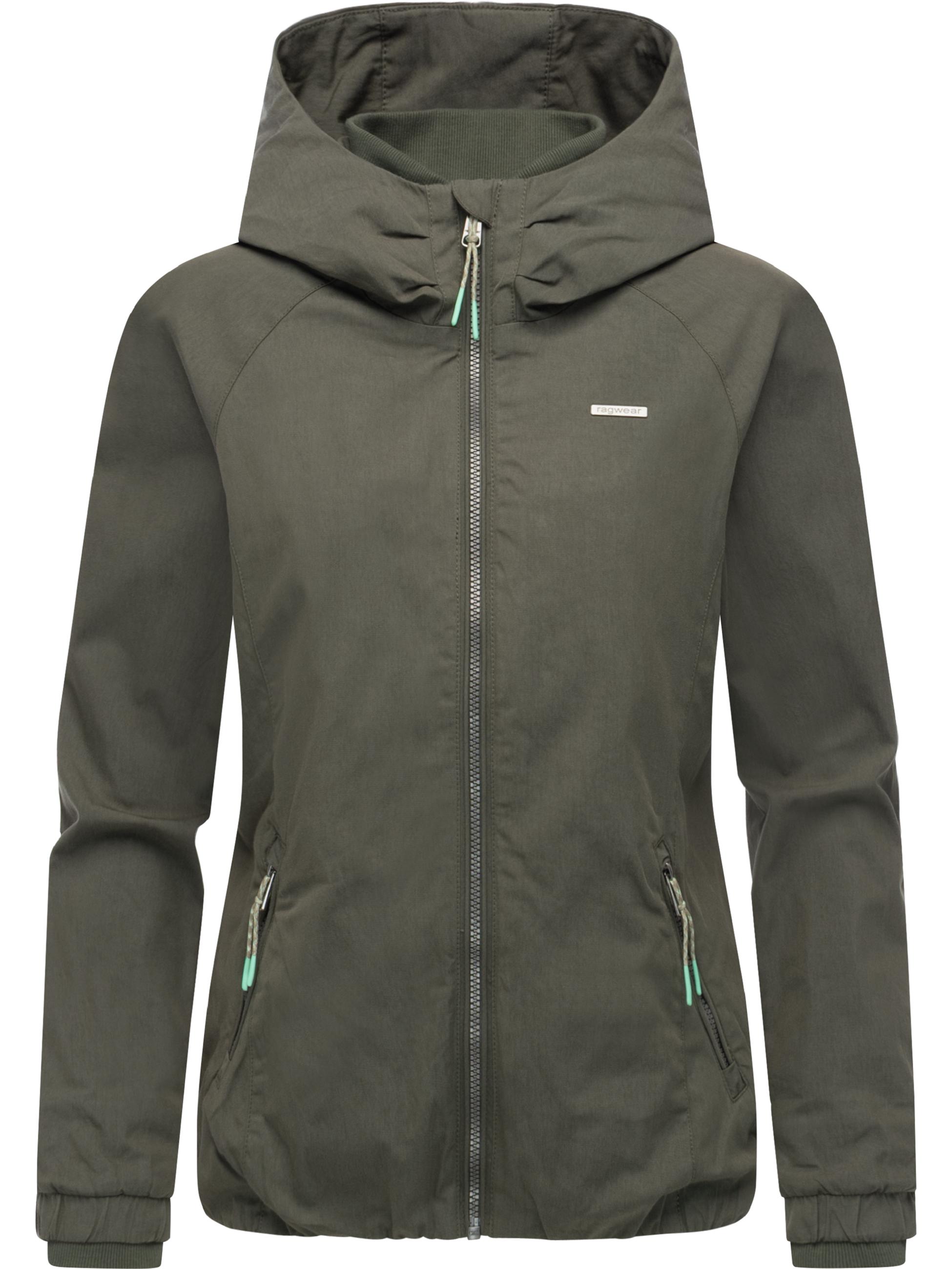 Leichte Outdoorjacke mit Kapuze "Dizzie A YOUMODO" Dark Olive