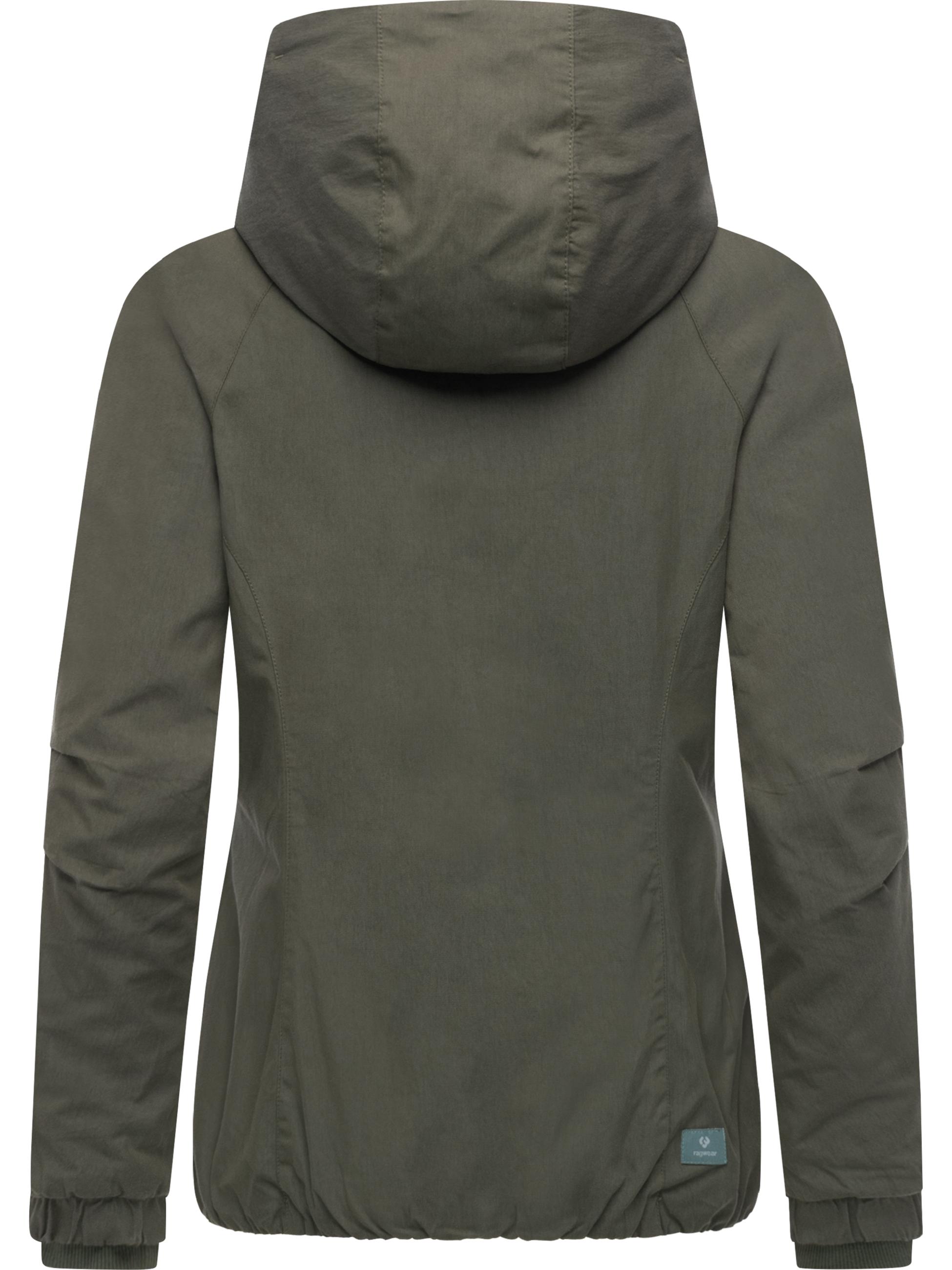 Leichte Outdoorjacke mit Kapuze "Dizzie A YOUMODO" Dark Olive