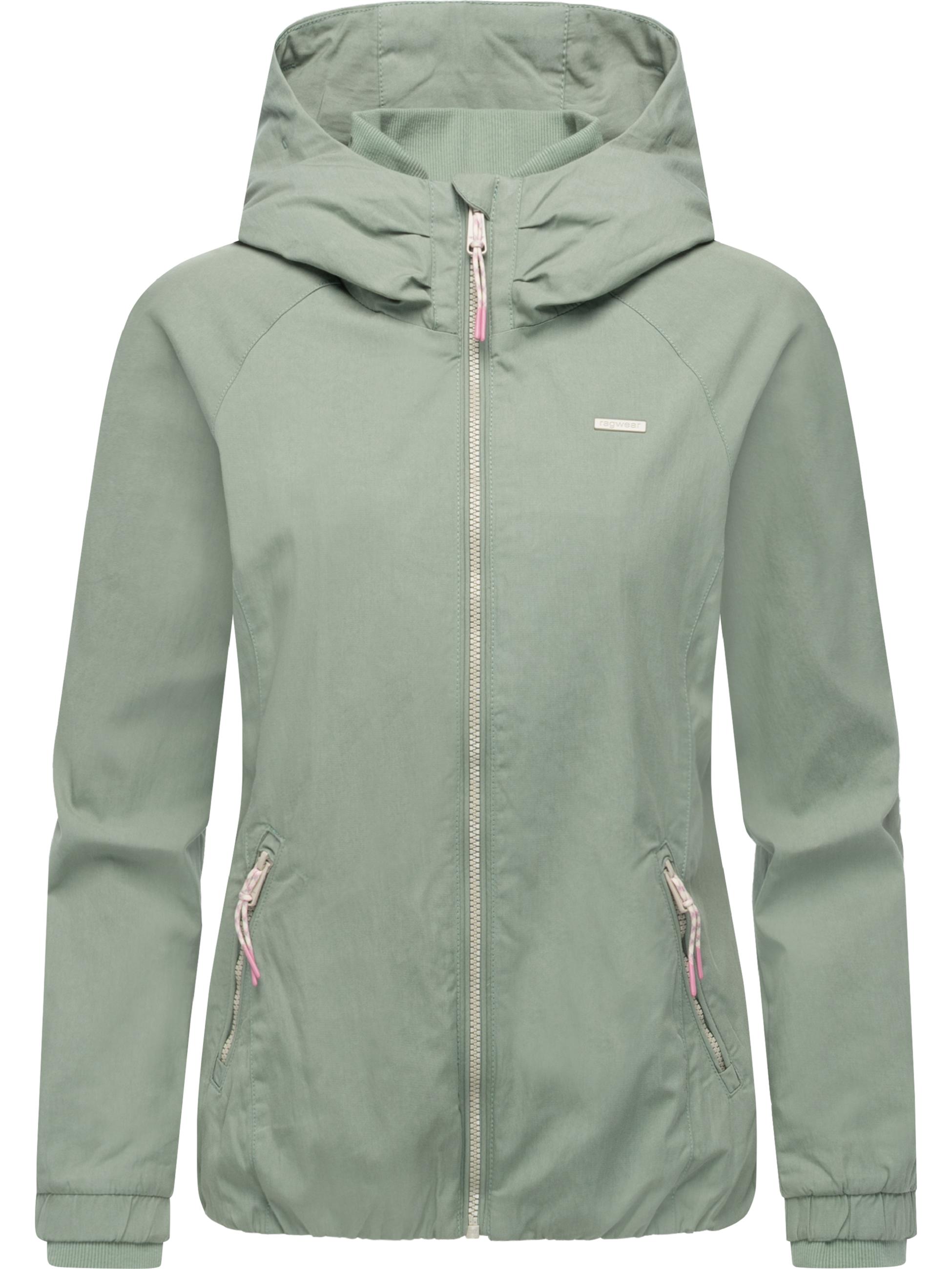 Leichte Outdoorjacke mit Kapuze "Dizzie A YOUMODO" Dusty Green