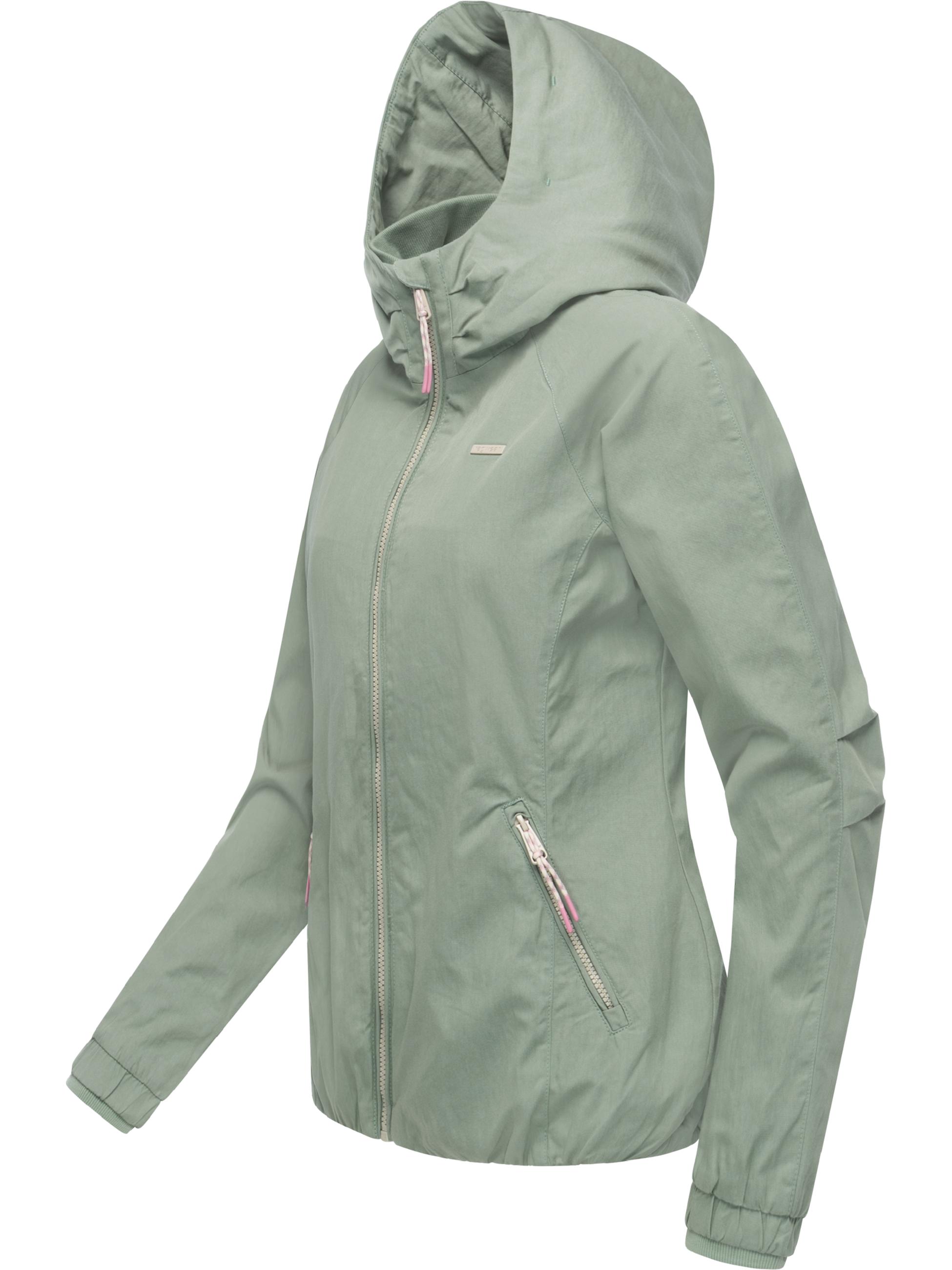 Leichte Outdoorjacke mit Kapuze "Dizzie A YOUMODO" Dusty Green