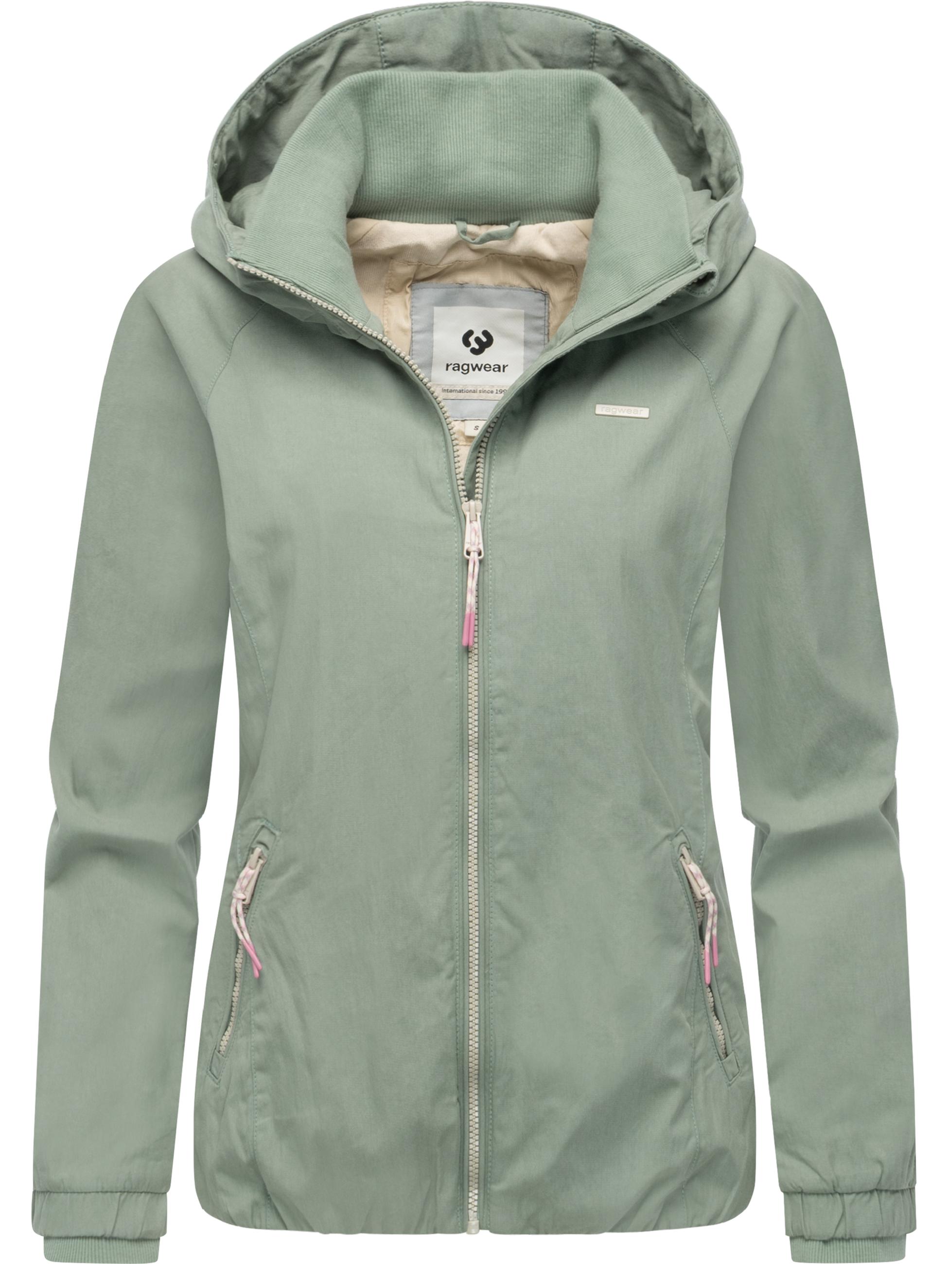 Leichte Outdoorjacke mit Kapuze "Dizzie A YOUMODO" Dusty Green