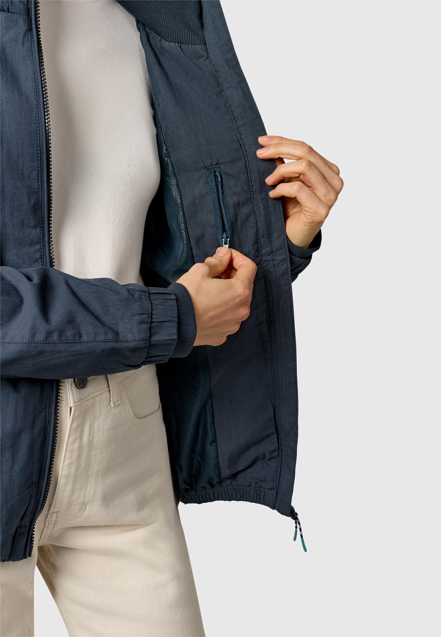 Leichte Outdoorjacke mit Kapuze "Dizzie A YOUMODO" Navy