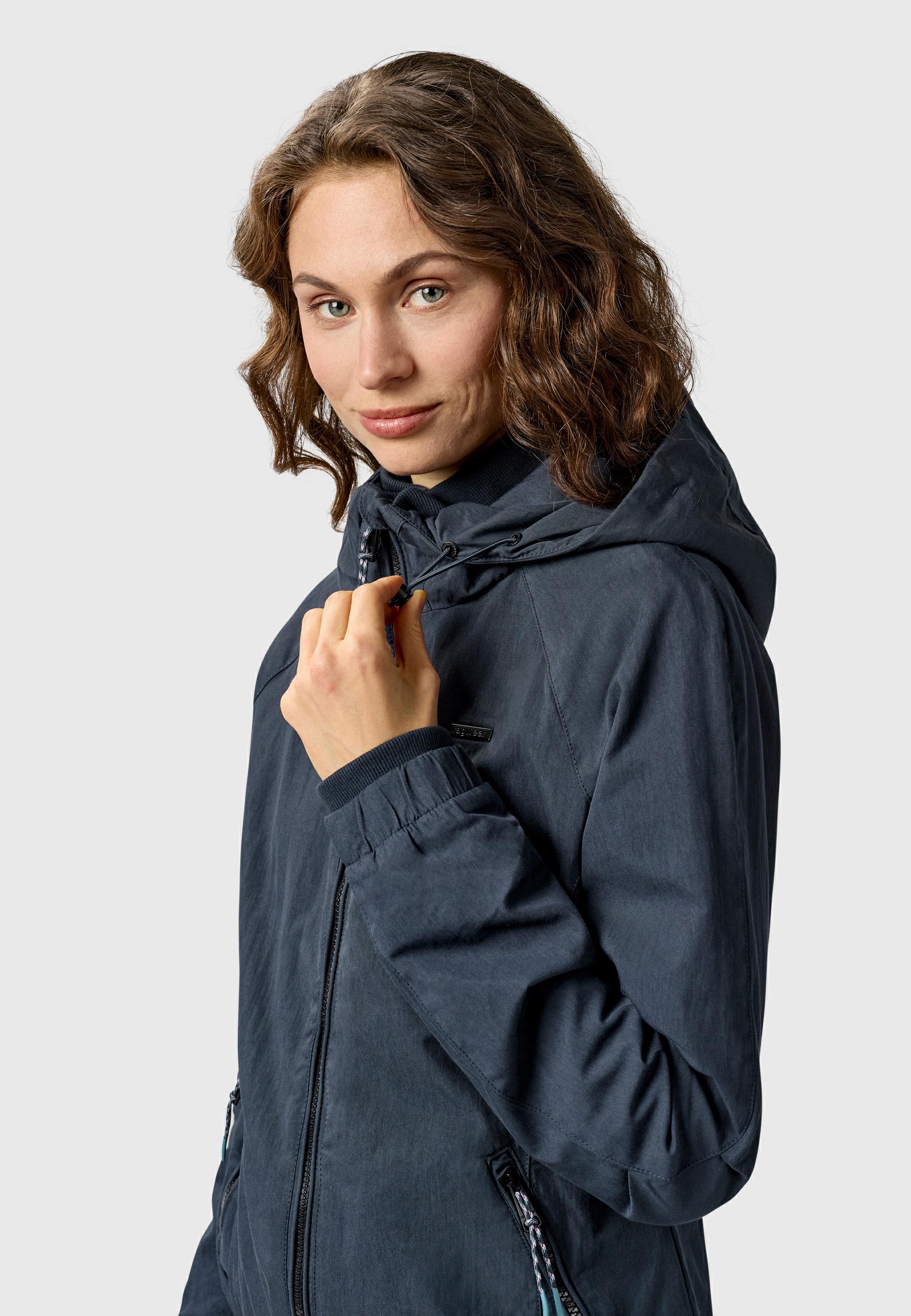 Leichte Outdoorjacke mit Kapuze "Dizzie A YOUMODO" Navy