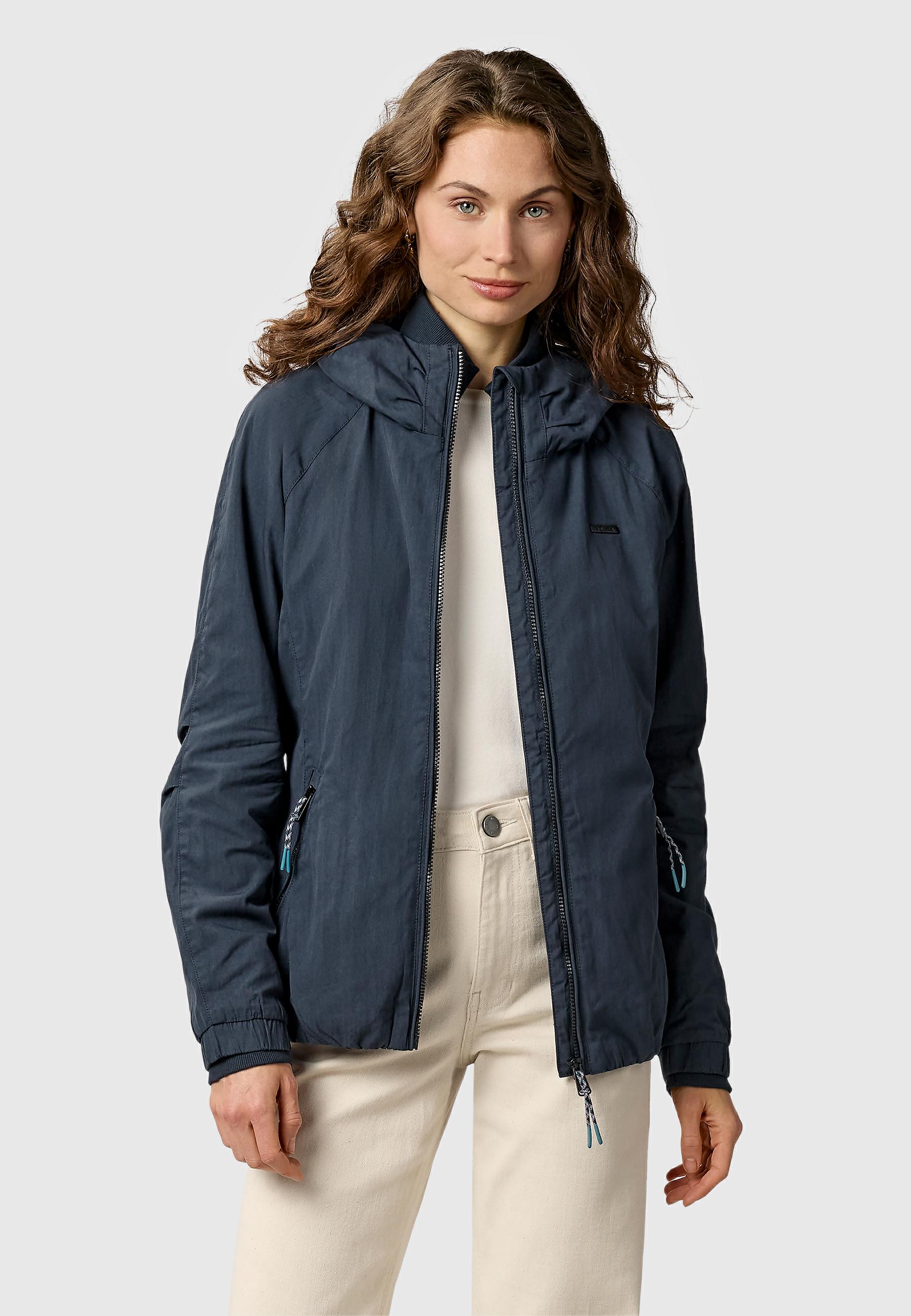 Leichte Outdoorjacke mit Kapuze "Dizzie A YOUMODO" Navy