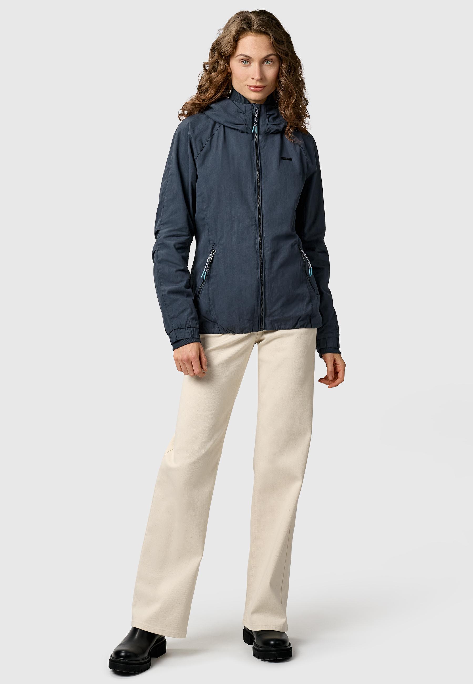 Leichte Outdoorjacke mit Kapuze "Dizzie A YOUMODO" Navy