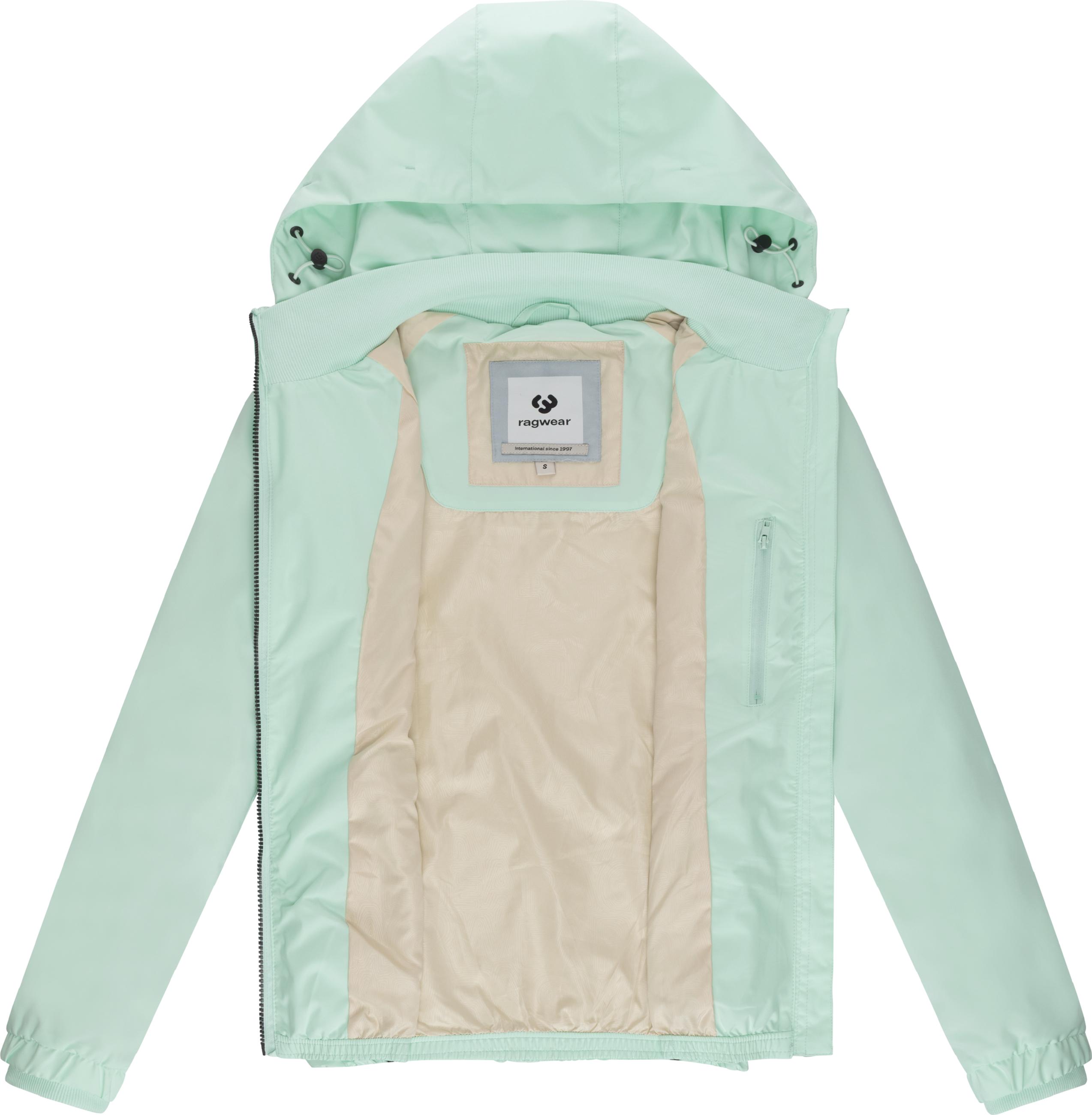 Wasserdichte Outdoorjacke mit Kapuze "Dizzie B YOUMODO" Mint