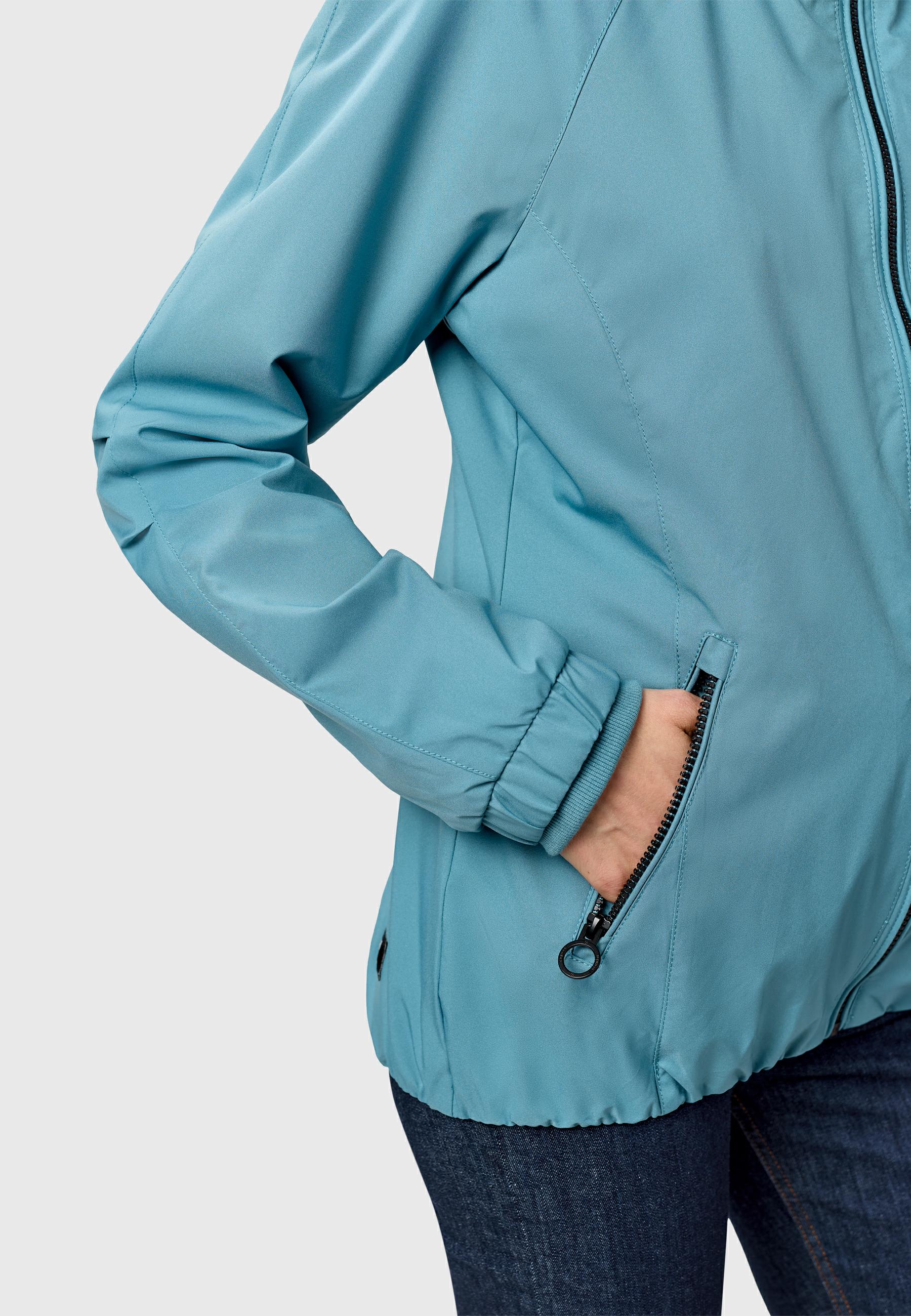 Wasserdichte Outdoorjacke mit Kapuze "Dizzie B YOUMODO" Stone Blue